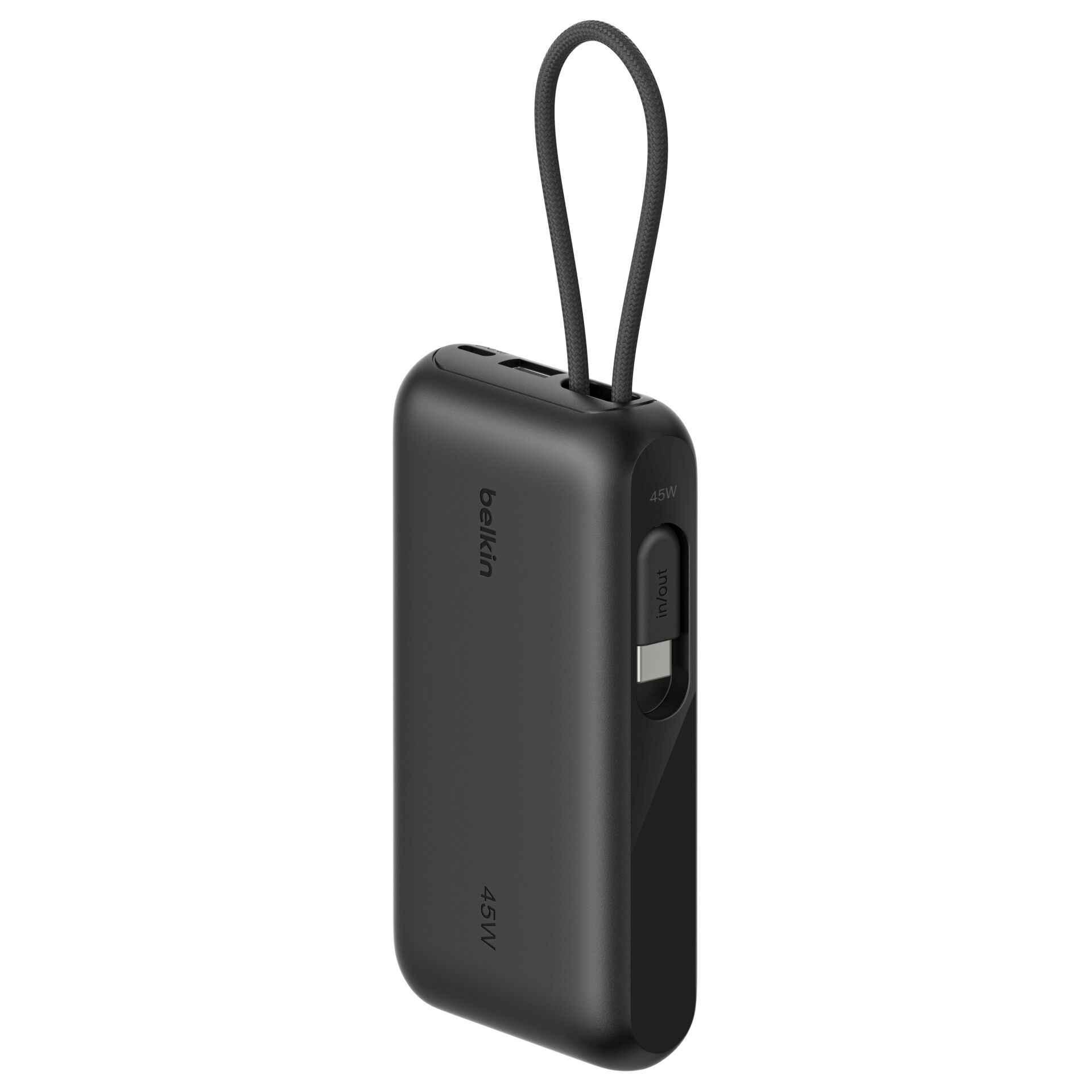USB-C Ladegerät, Powerbank, 45W, faltbarer Stecker, Lanyard