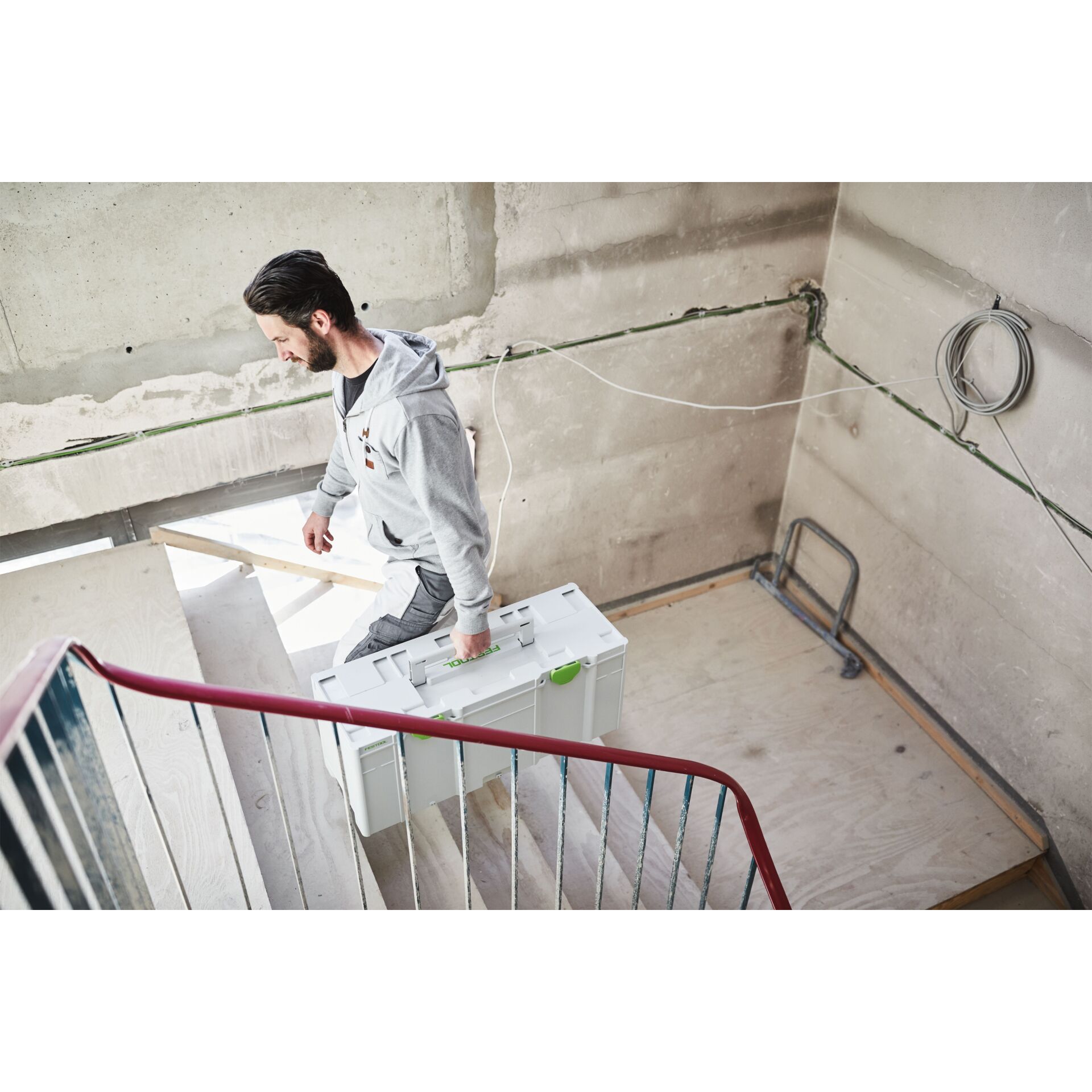 Handlauf, Treppe, Erwachsener, Mann, Person