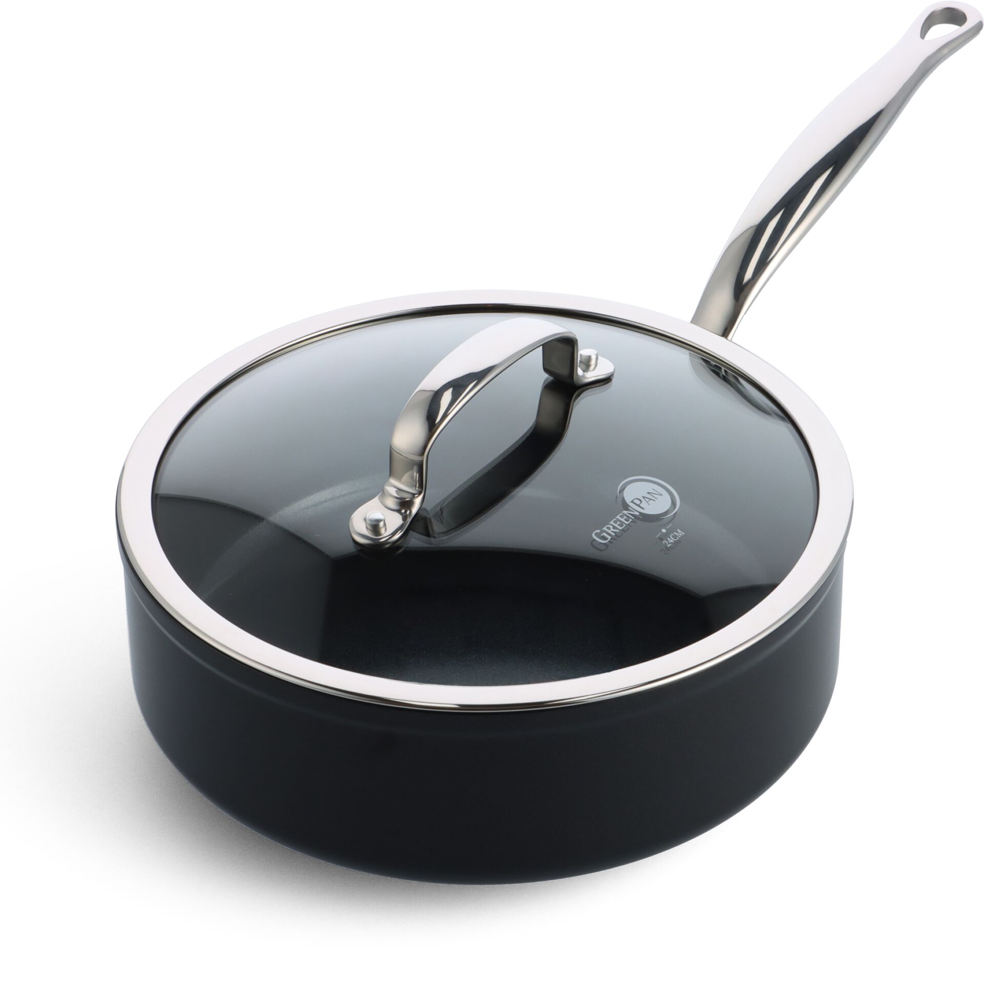 GreenPan Barcelona Pro  Schmorpfanne 24cm Schwarz