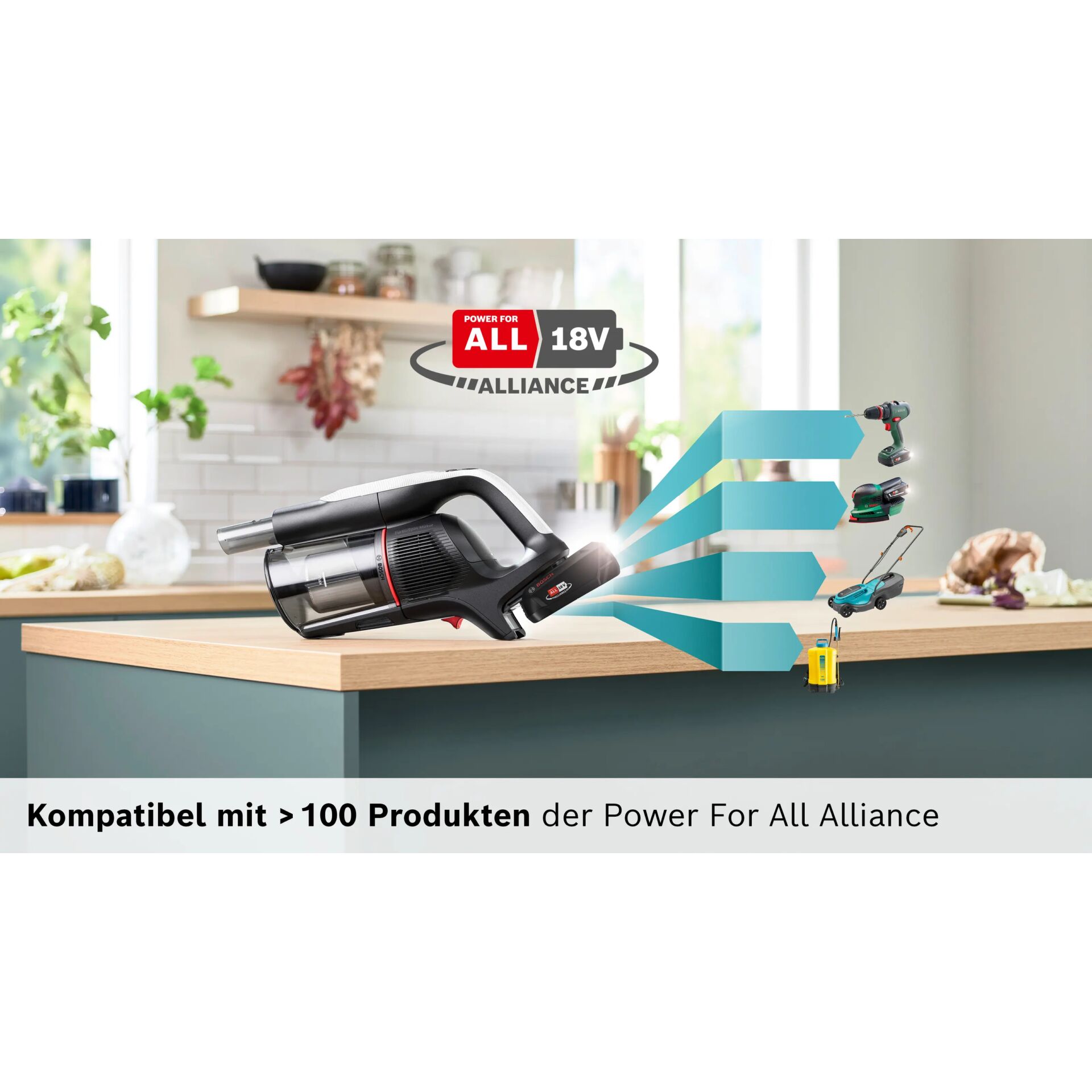 Akkumulatorstaubsauger, Handstaubsauger, Akku, 18V, Allianz