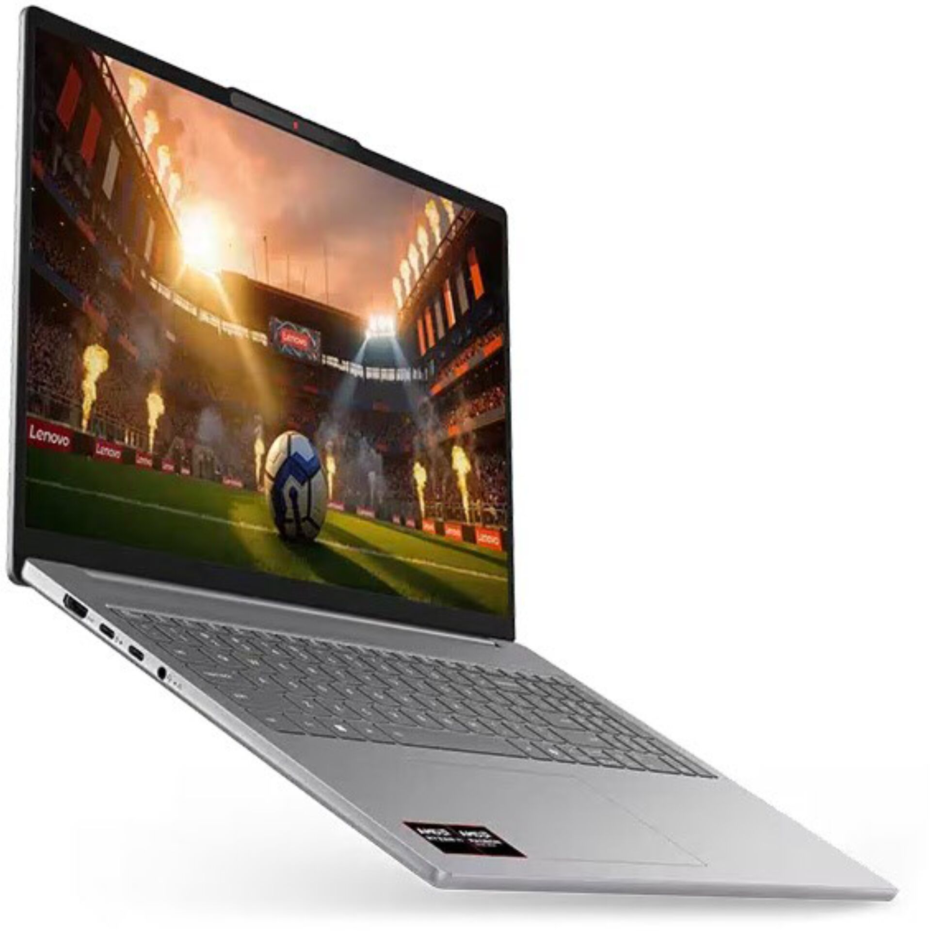 Laptop, Schlank, Silber, Tastatur, HD-Anzeige