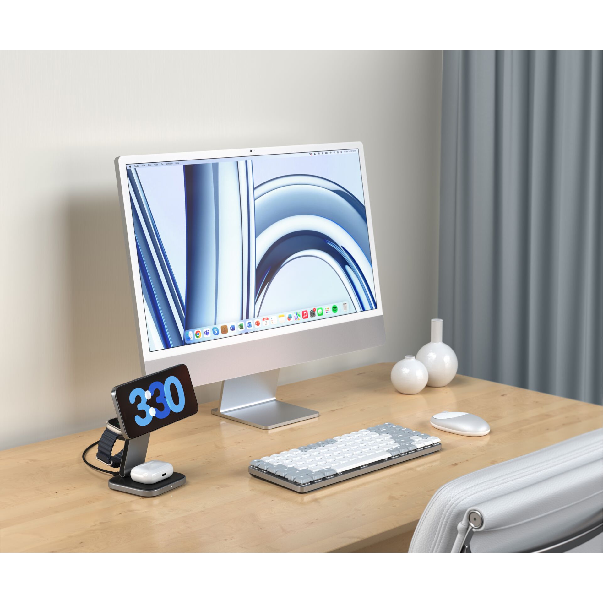 Tabelle, Computer, PC, Überwachen, Schreibtisch