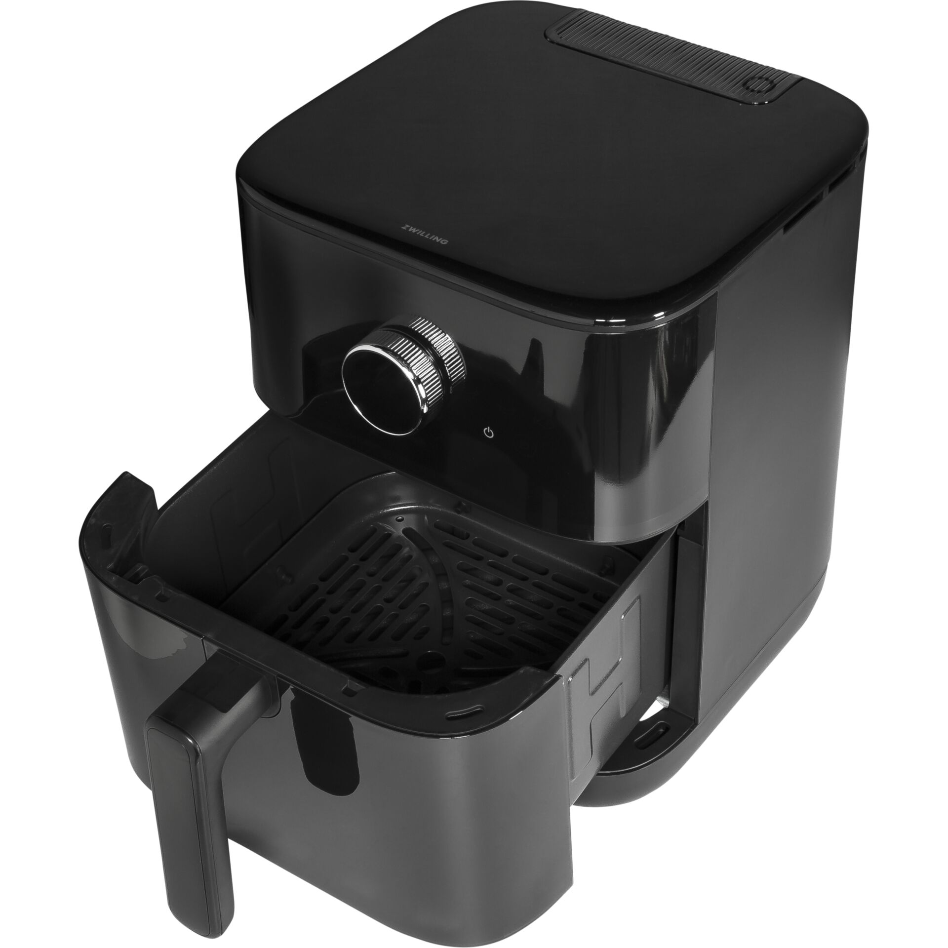 Fritteuse, Luftfritteuse, Schwarz, Korb, Kompakt