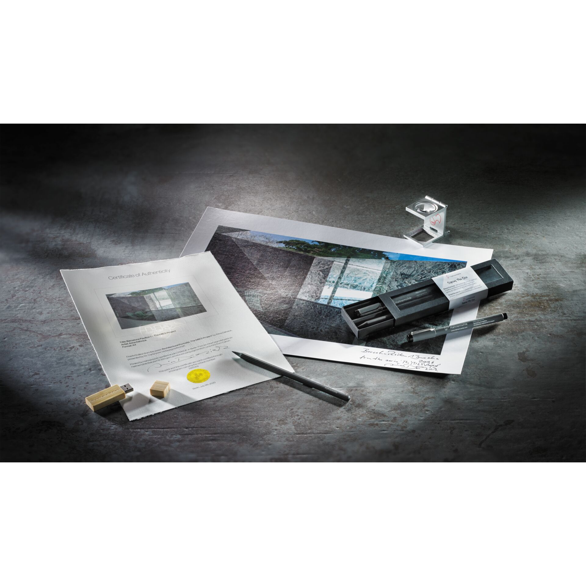 Werbung, Plakat, Stift