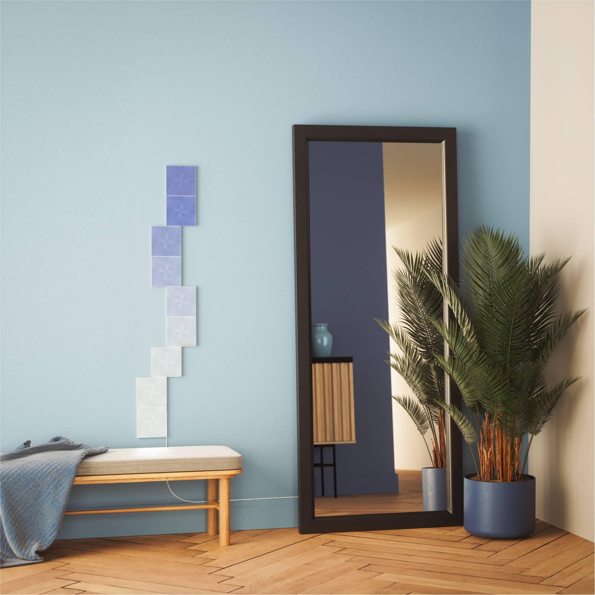 Drinnen, Innenarchitektur, Ecke, Pflanze, Bodenbeläge