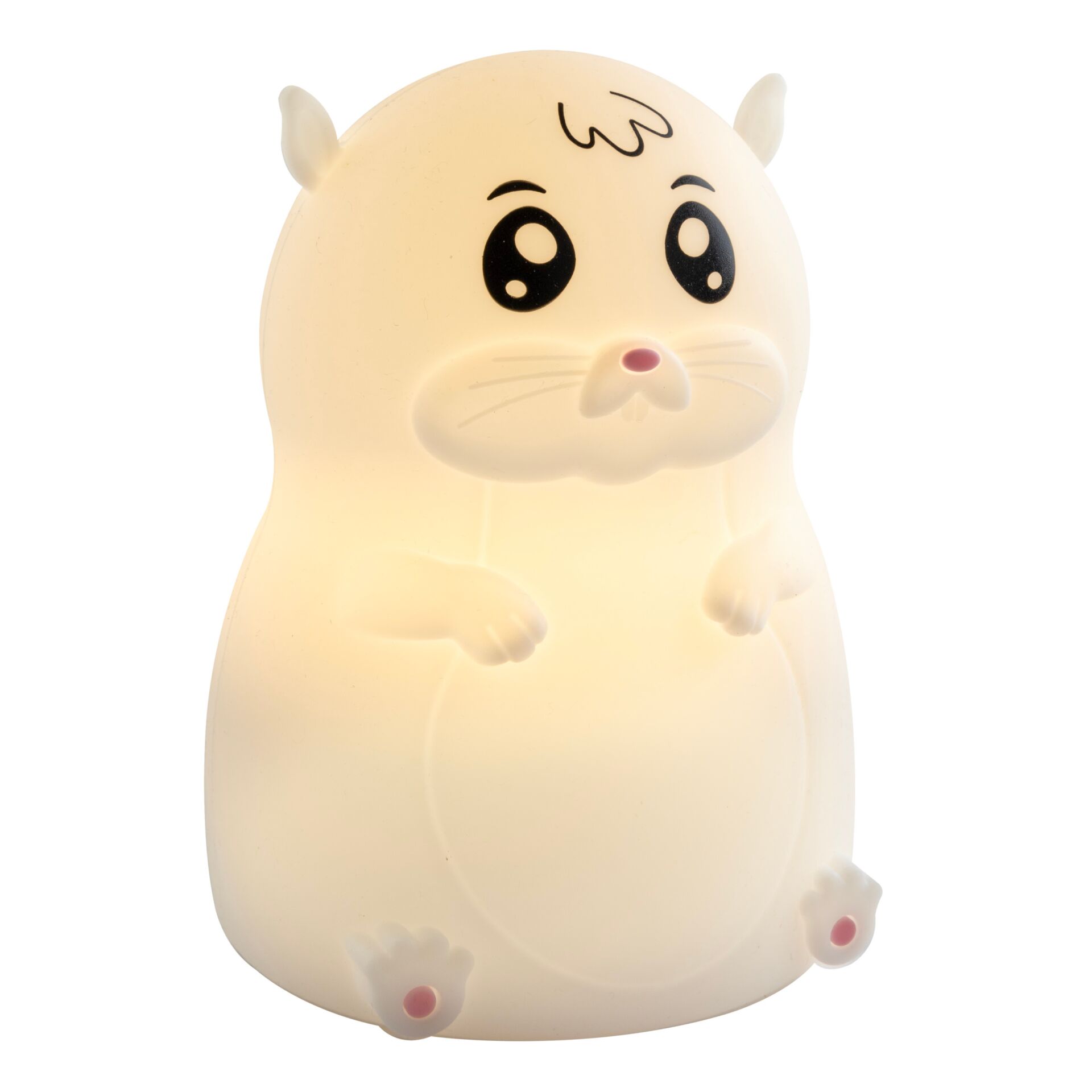 Plushie, Kuscheltier, Lampe, Tierfigur, Weiß