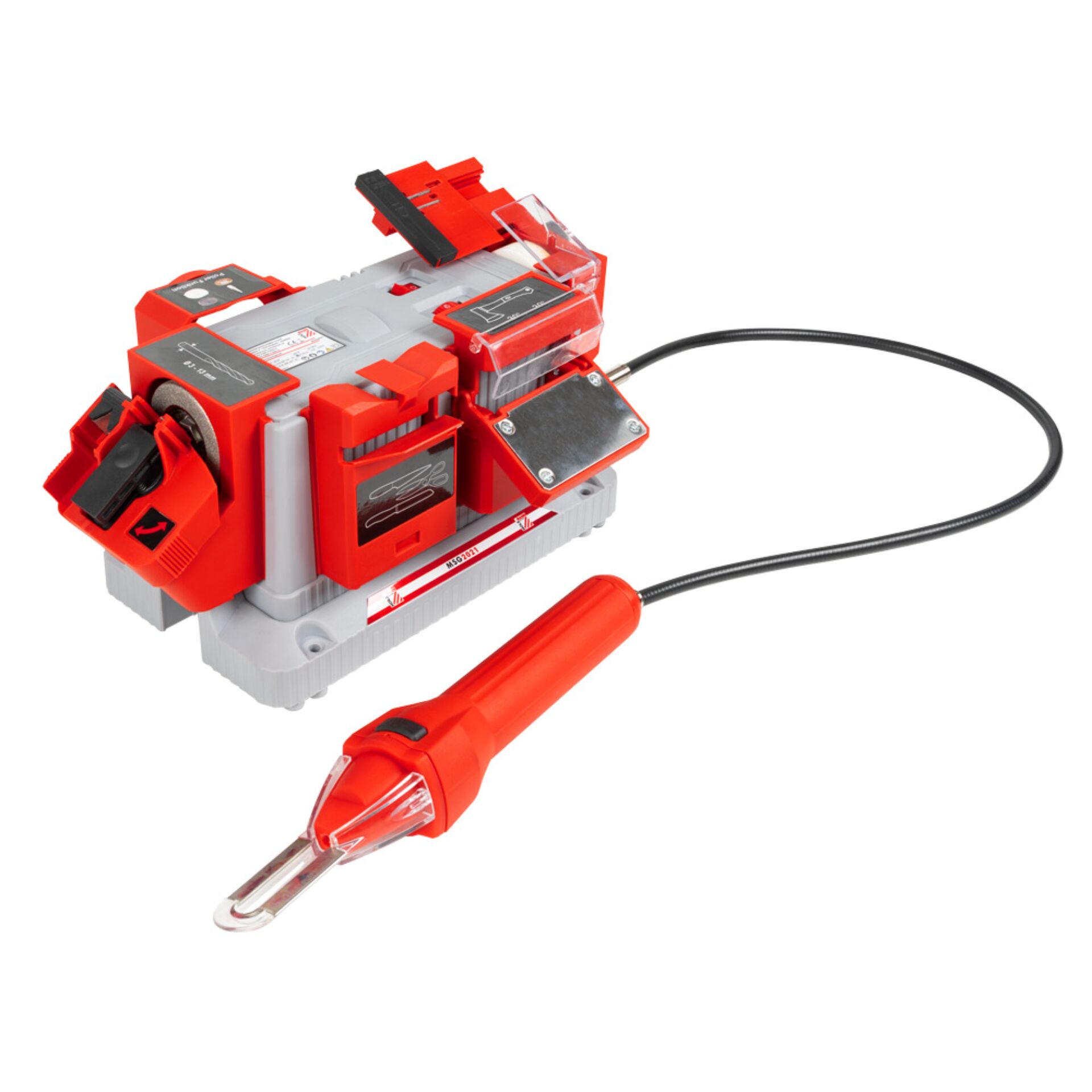 Lötgerät, Lötkolben, elektronikwerkzeug, schwarz, rot