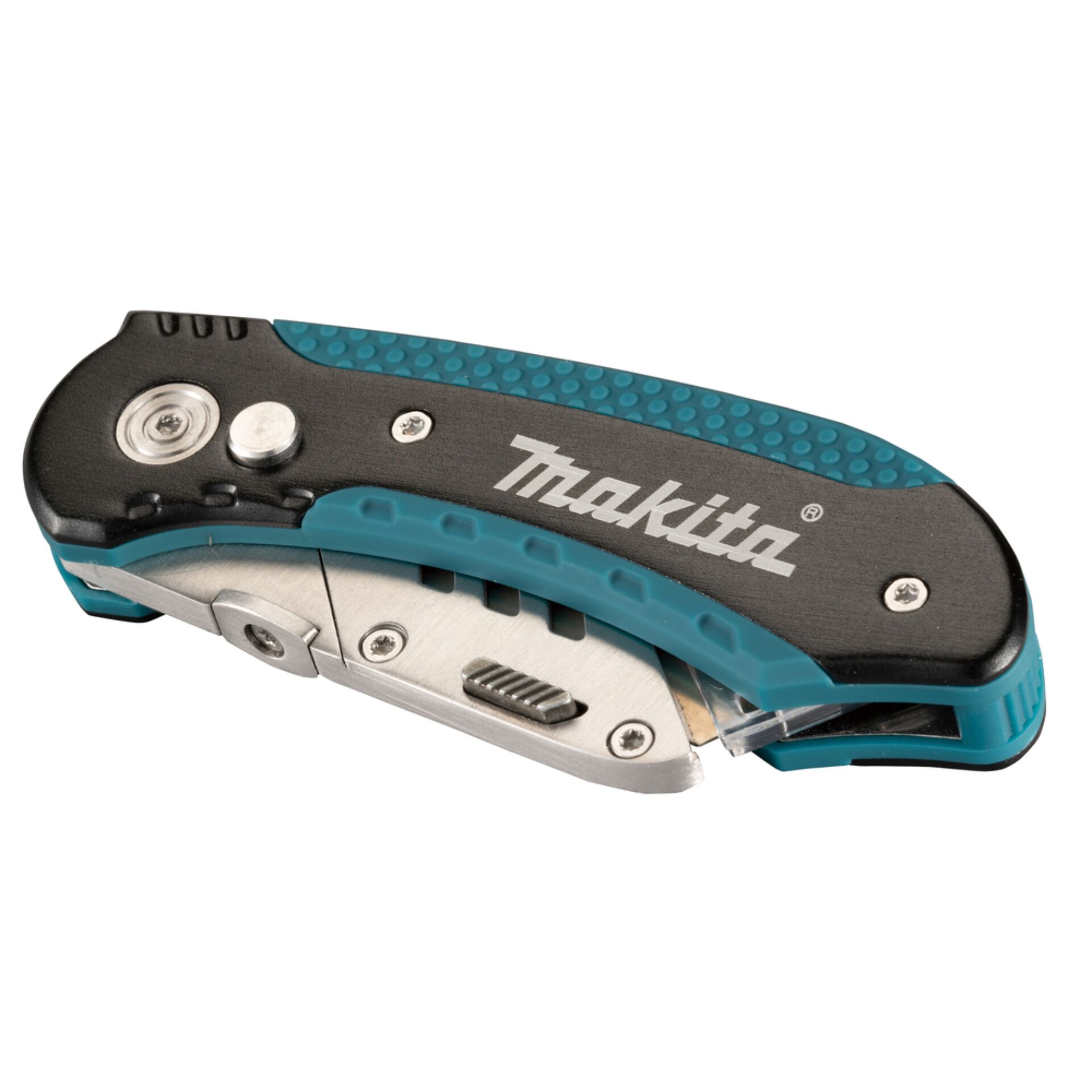 Zweischneidiges Messer, Schnellzugschnitt, Teal, Grobzahnung, Makita