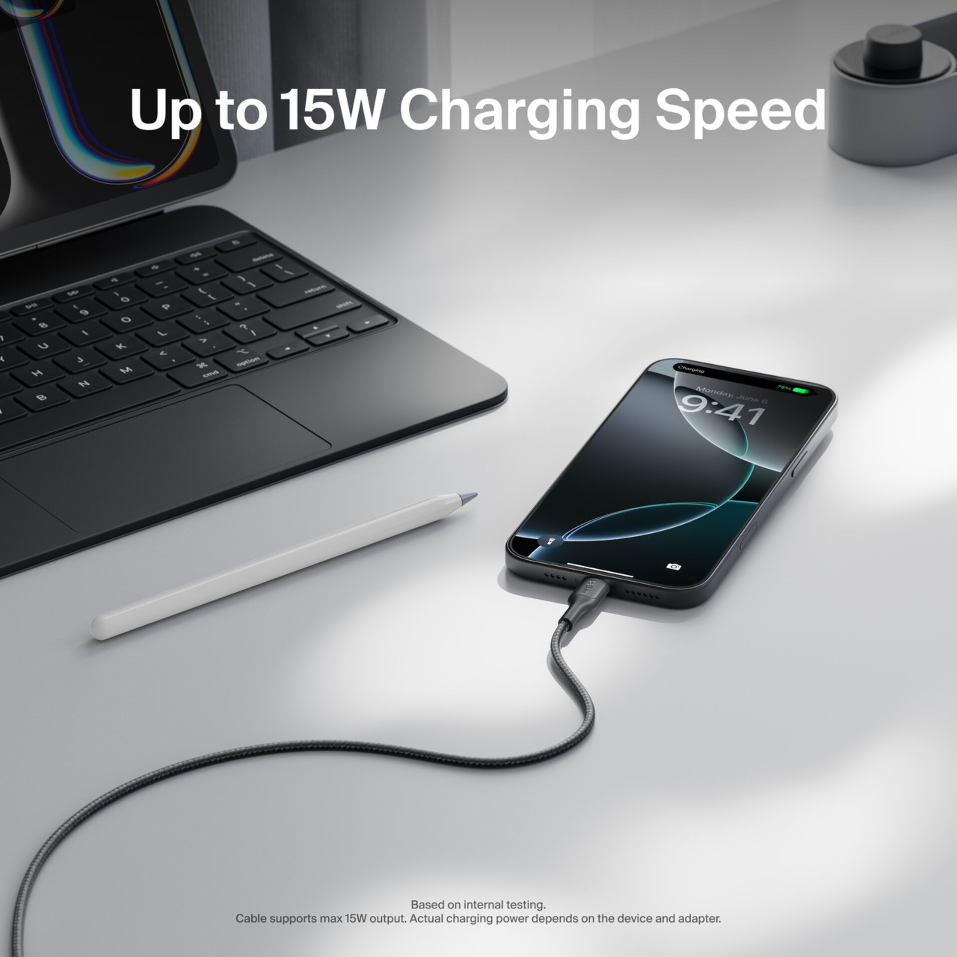 Ladekabel, USB-C, Magnetisch, Telefon, Laptop