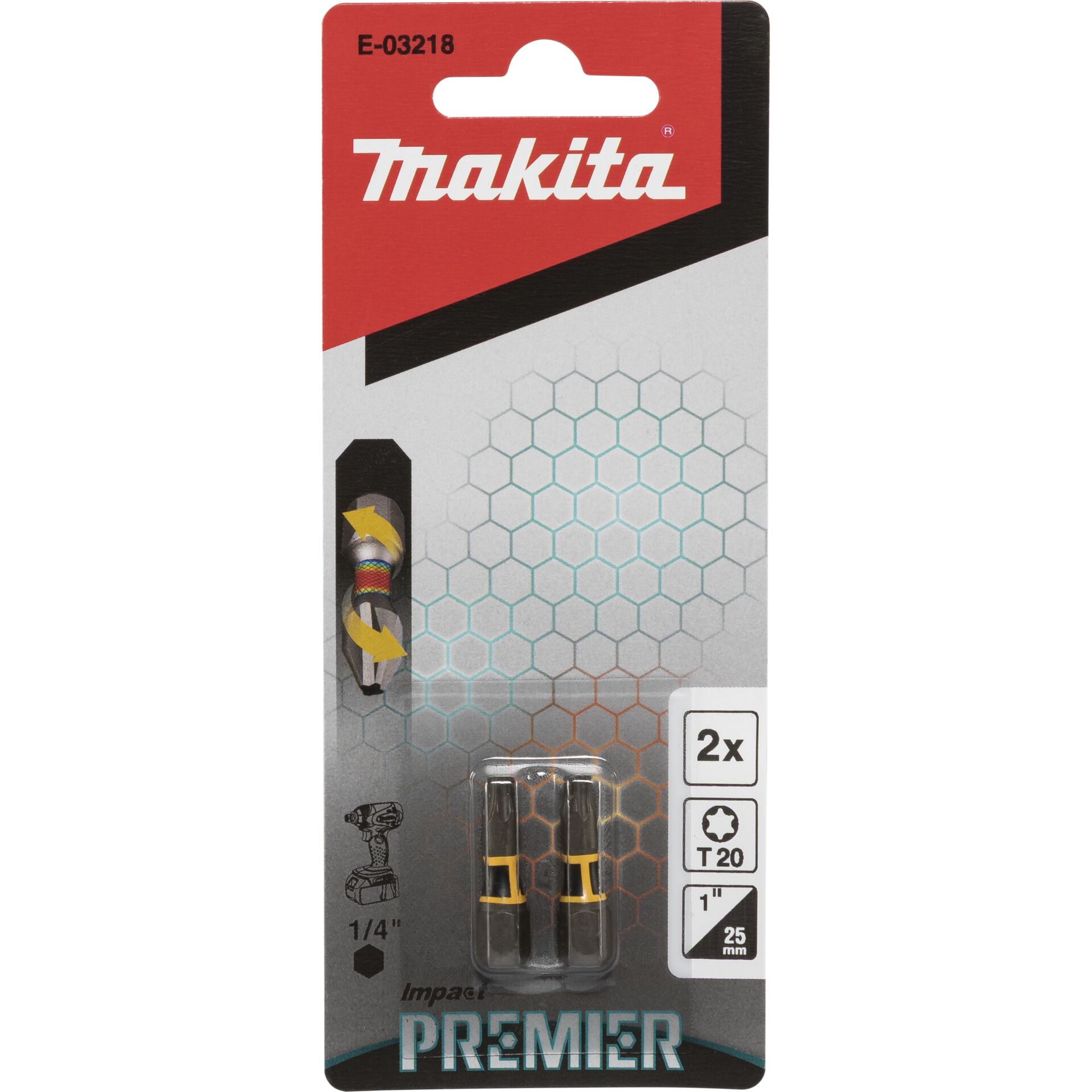 Makita Torsion Bit T20x25 2Stk.