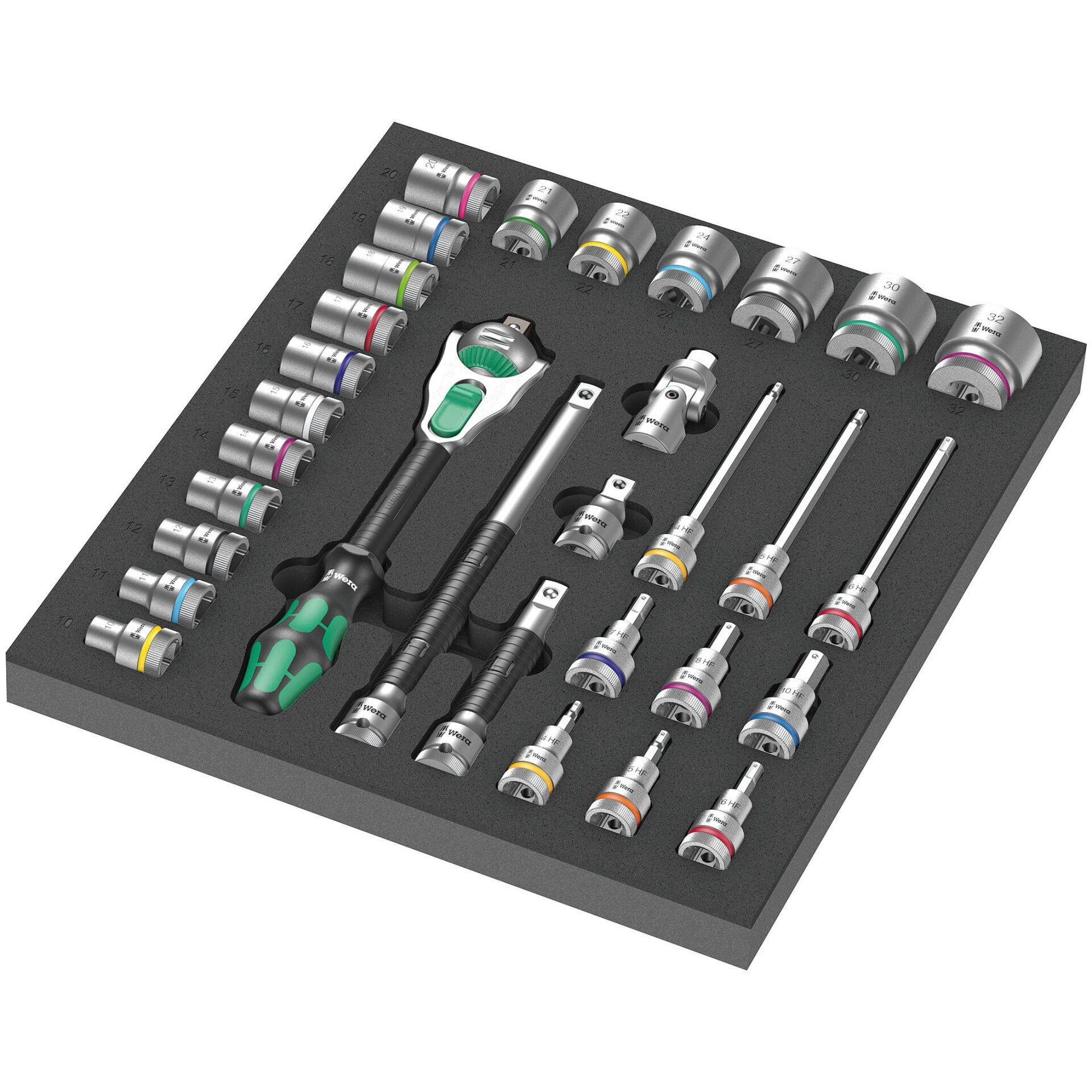 Wera 9722 C Zyklop  Set 1  Schaumstoffeinlage