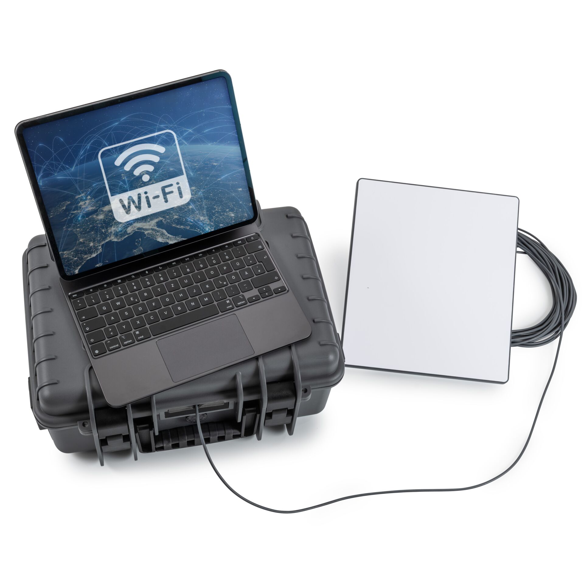 Laptop, WLAN, Router, tragbar, Speicher