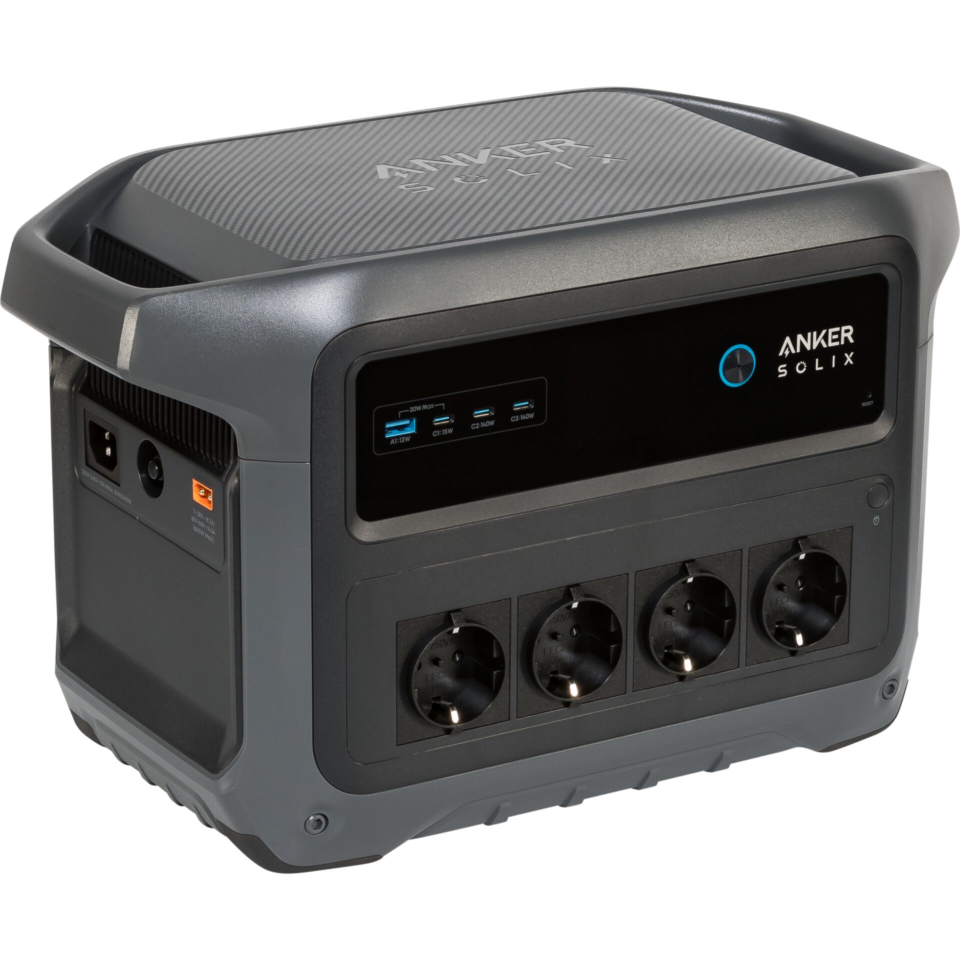 Notstromversorgung, Inverter, Anschlussleisten, 4 Steckdosen, Netzadapter