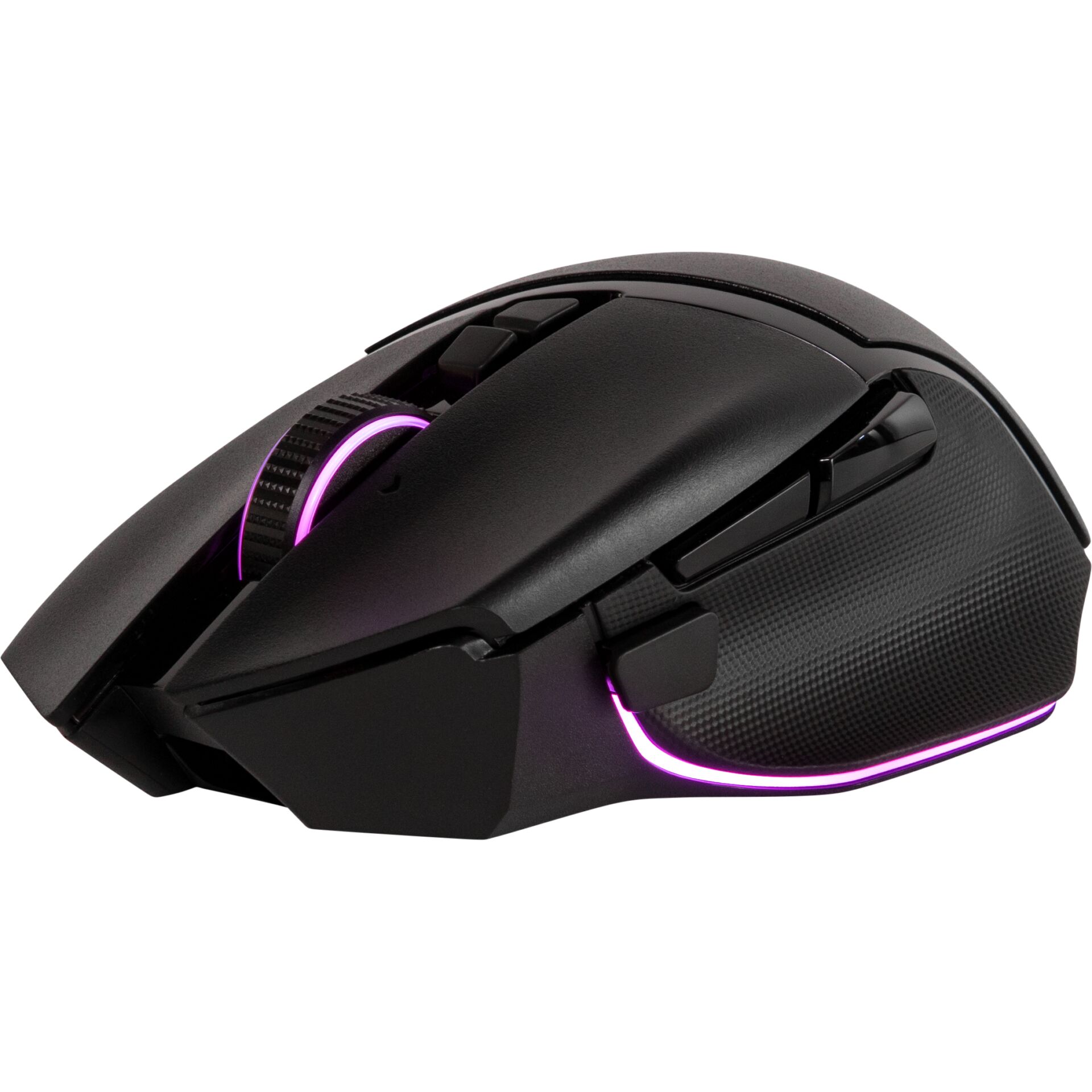 gaming-mouse, verkabelt/ wireless?, RGB-Beleuchtung, ergonomisch, schwarz