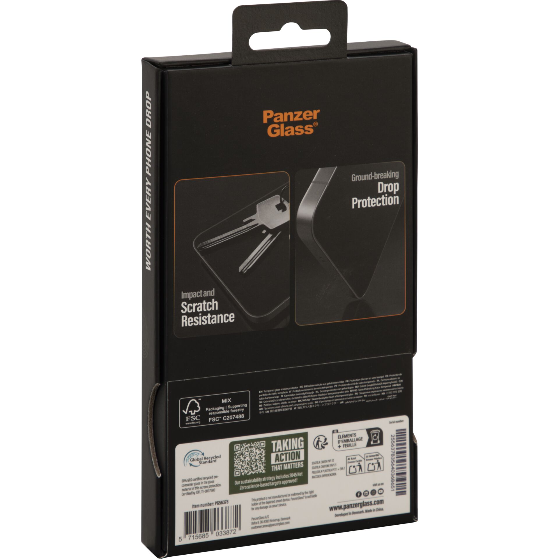 Schutzglas, Bildschirmfolie, PanzerGlas, Kratzerresistent, Drop Protection