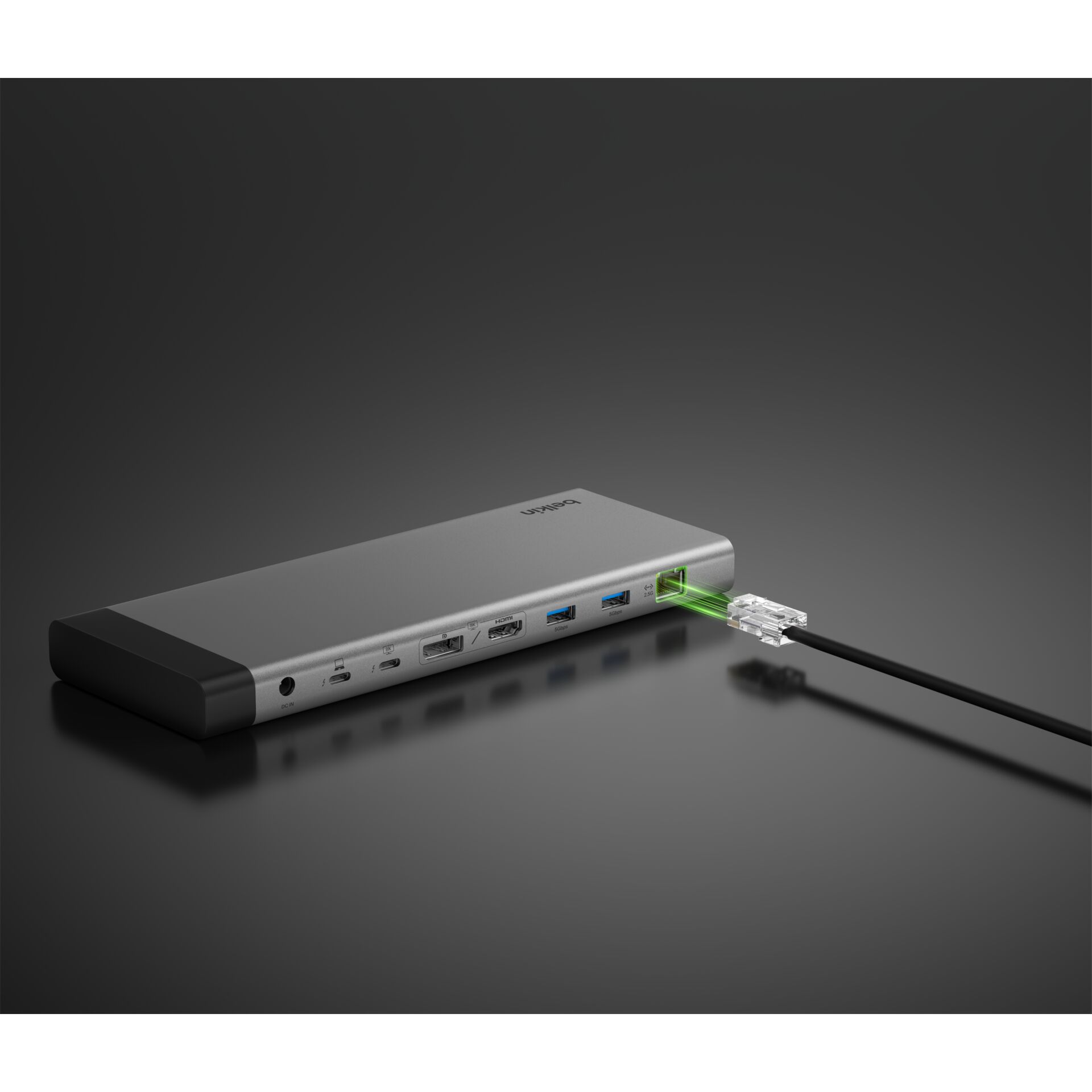 USB-C-Hub, Ethernet-Port, HDMI, USB-3.0, DP-Monitor-Hub