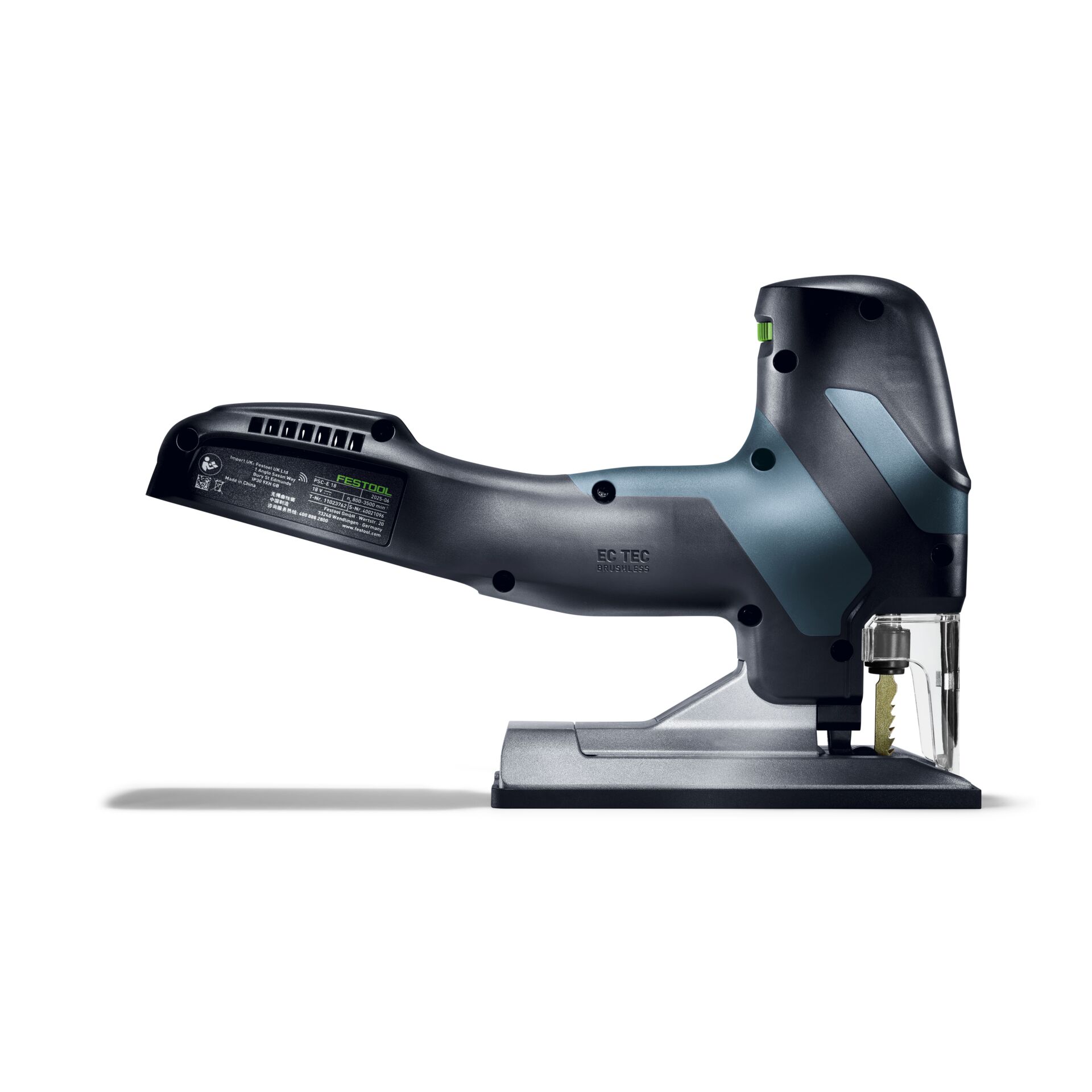 Akku-Stichsäge, Stichsäge, Metallic, Schwarze-Grundfarbe, Kabellos