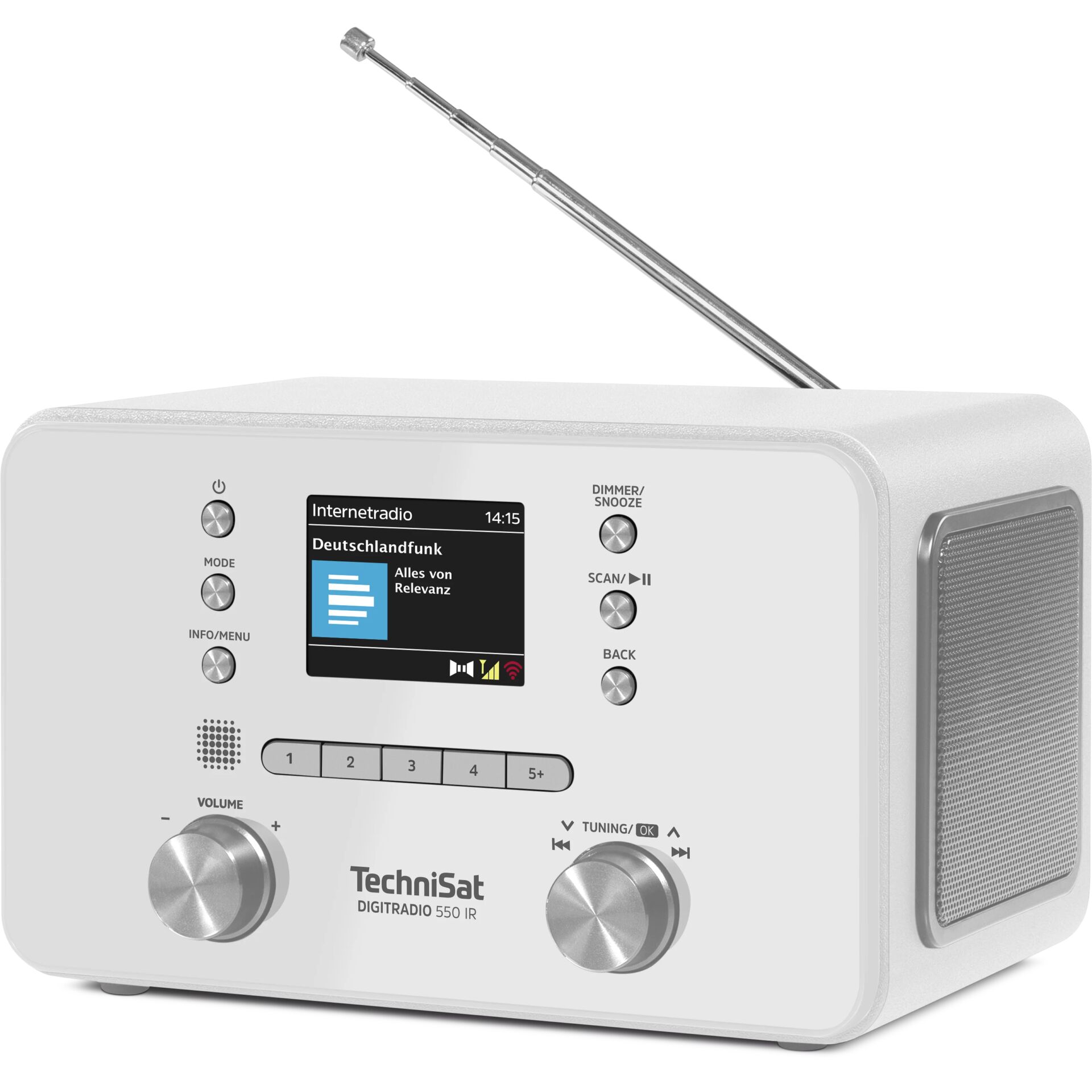 DAB+ Radio, Digitalradio, Tischradio, UKW-Radio, Antenne