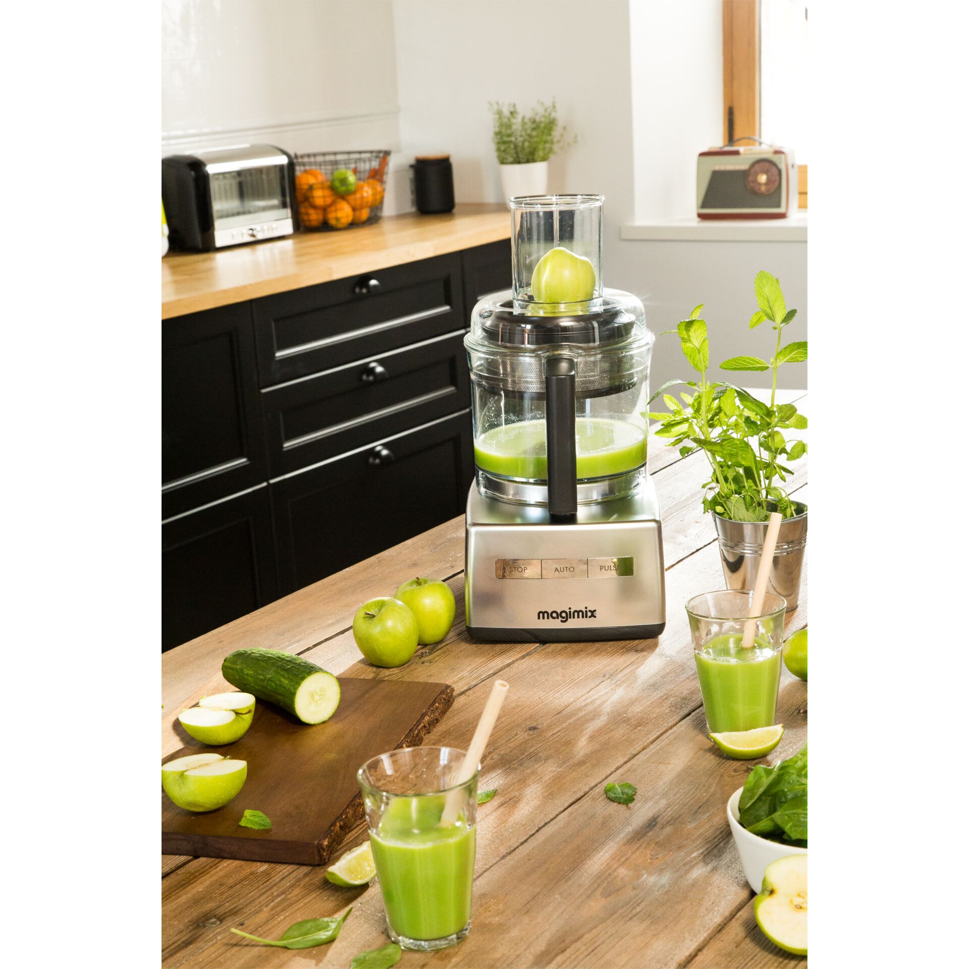 Küchenhäcksler, Juicer, Grüner Saft, Tischküche, Gemüse-Smoothie