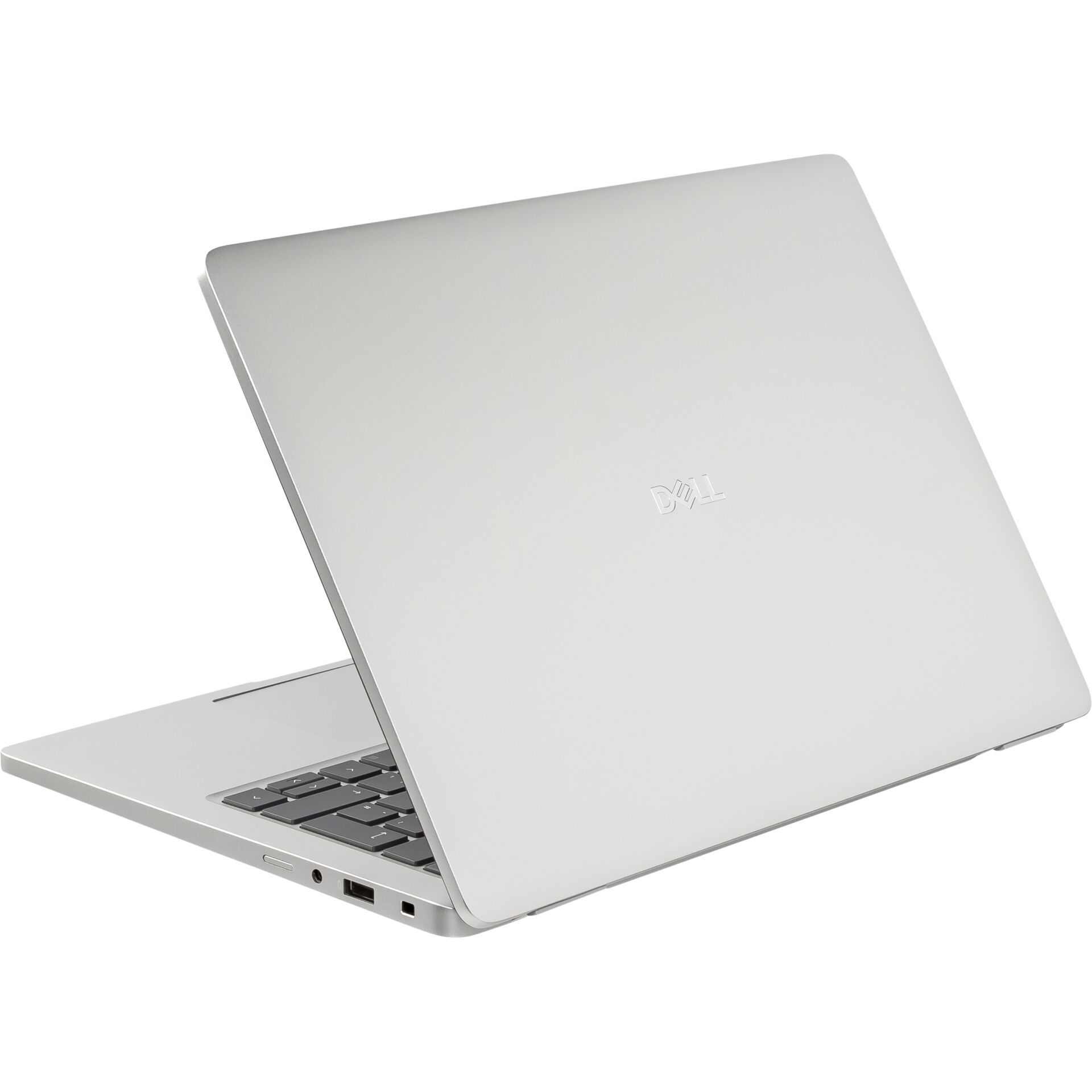laptop, silver, metallic, portable, Dell