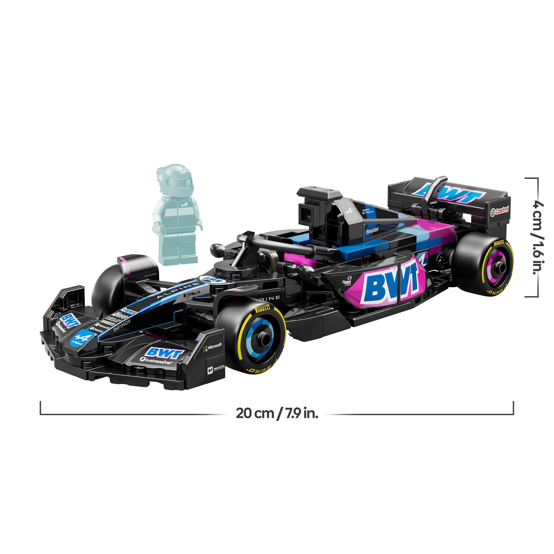 Rennwagen, LEGO, Modellauto, Formel 1, BWT-Design