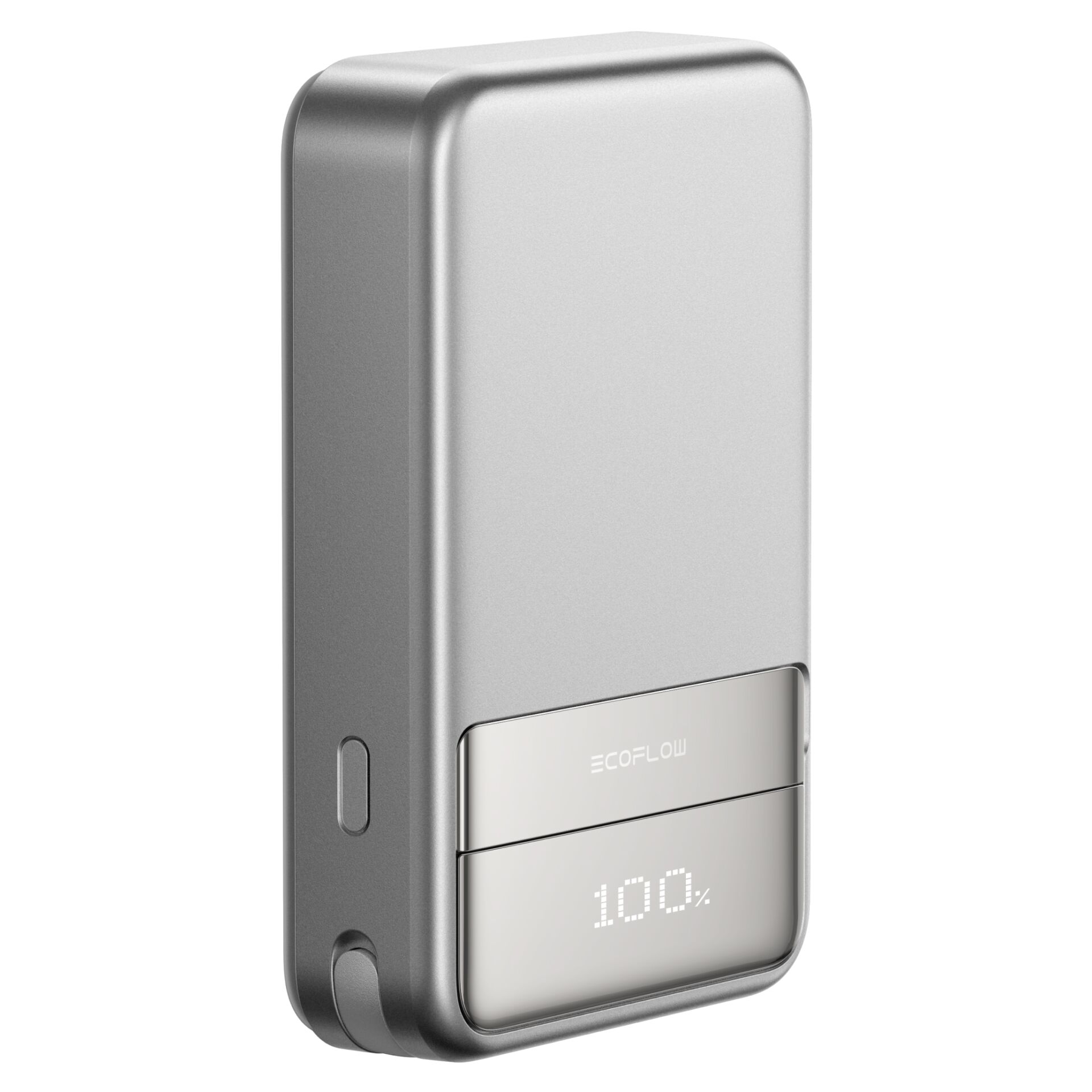 Powerbank, Externe Batterie, USB-C, Metallisch, 100 Prozent