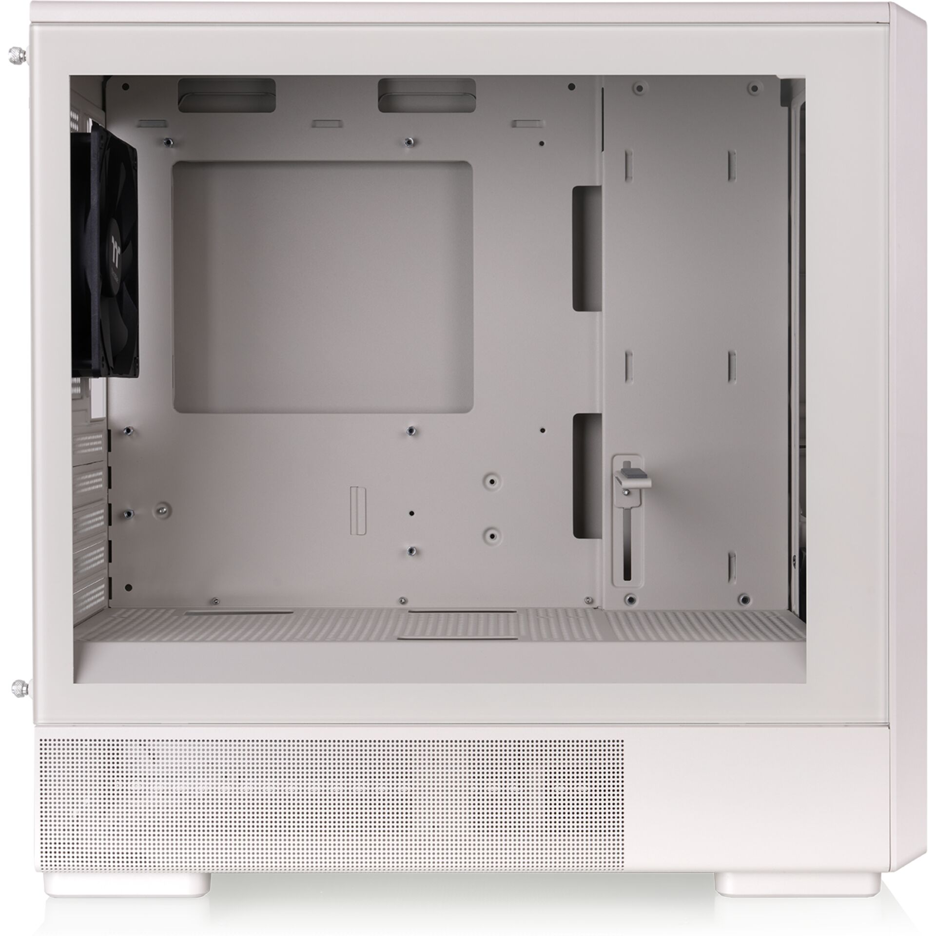 Mini-ITX Gehäuse, Server-Case, Luftkühlung, Innenraum leer, Frontbelüftung