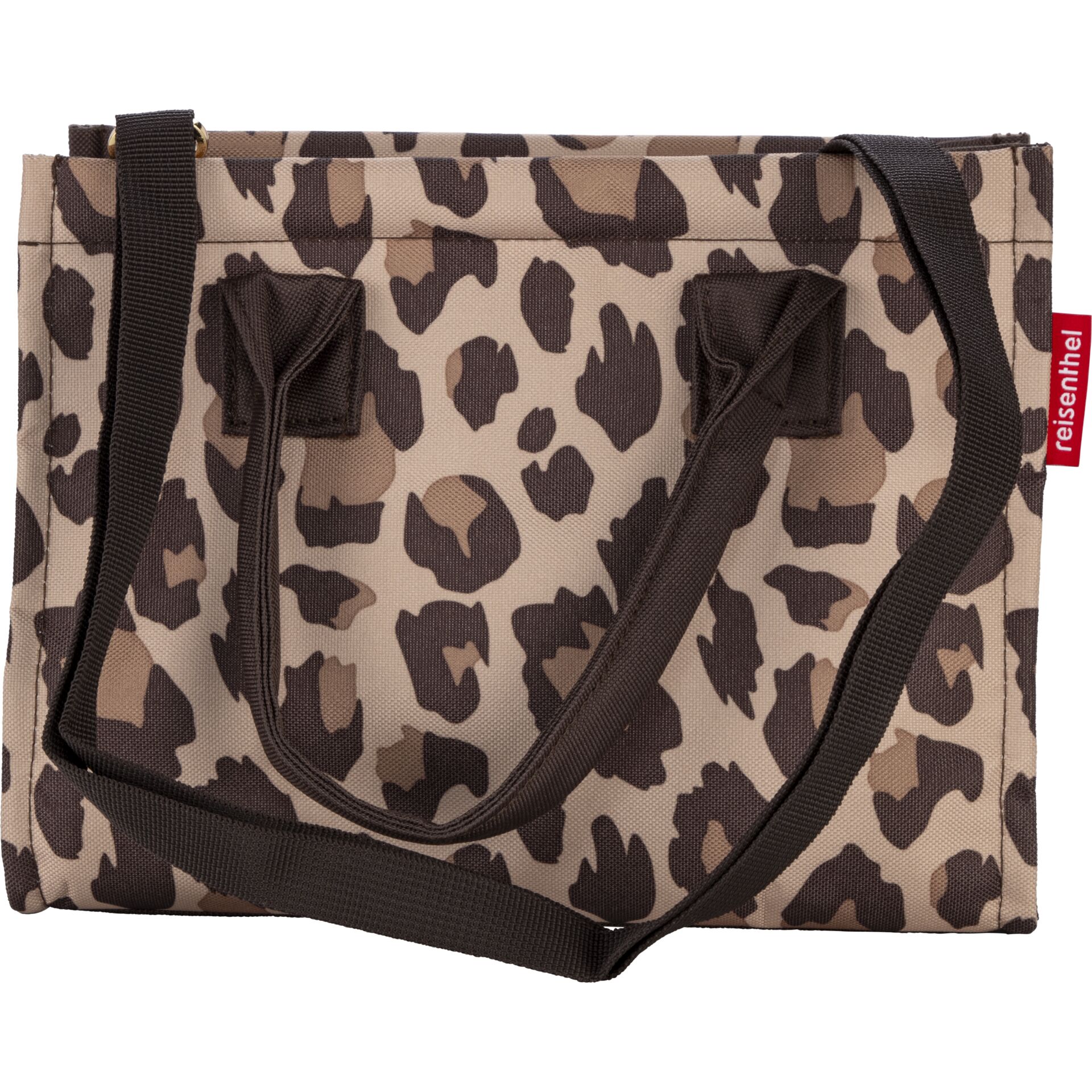 Tasche, Leopardenmuster, Gurt, Henkel, Seitenansicht