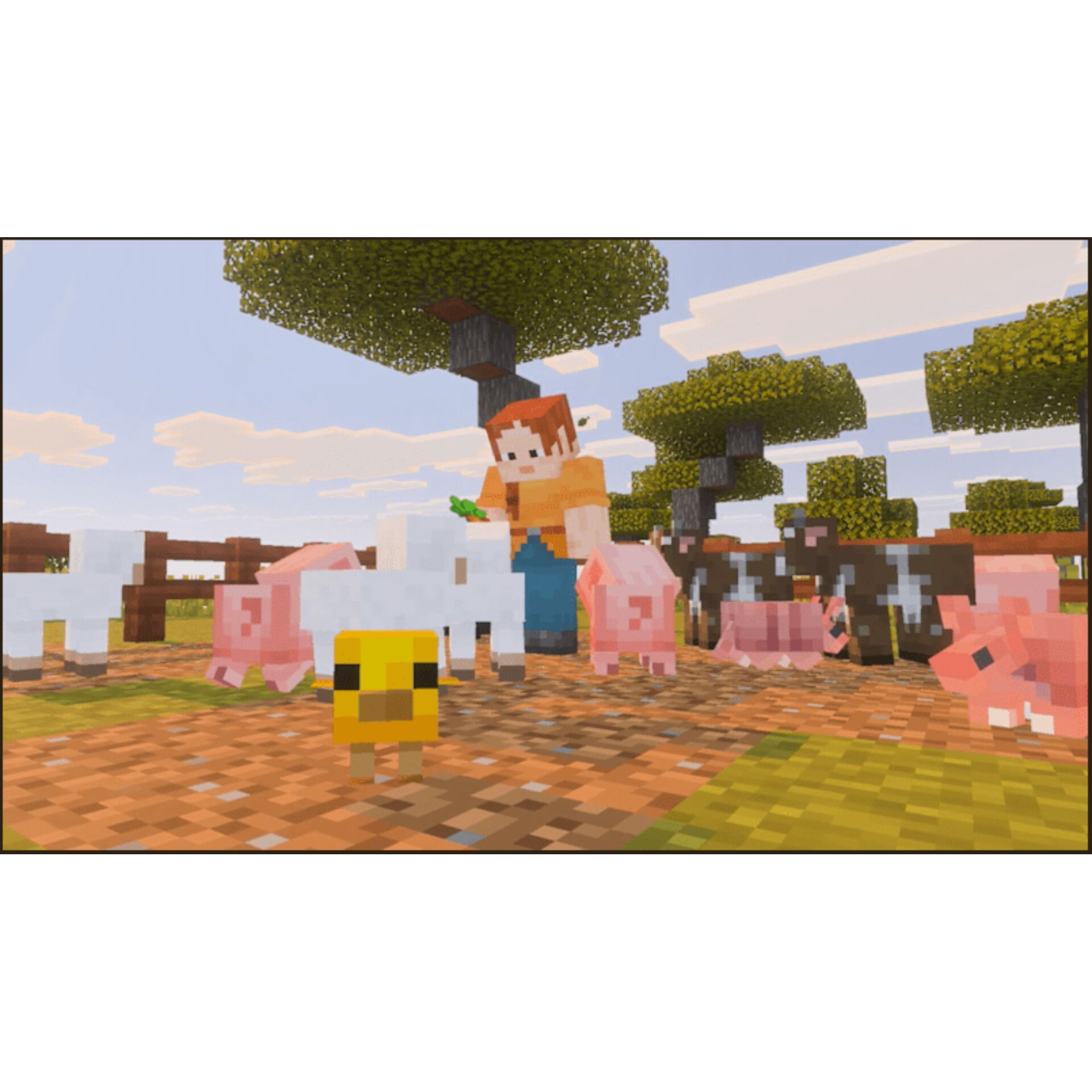 Minecraft, Schwein, Huhn, Pferd, Farm