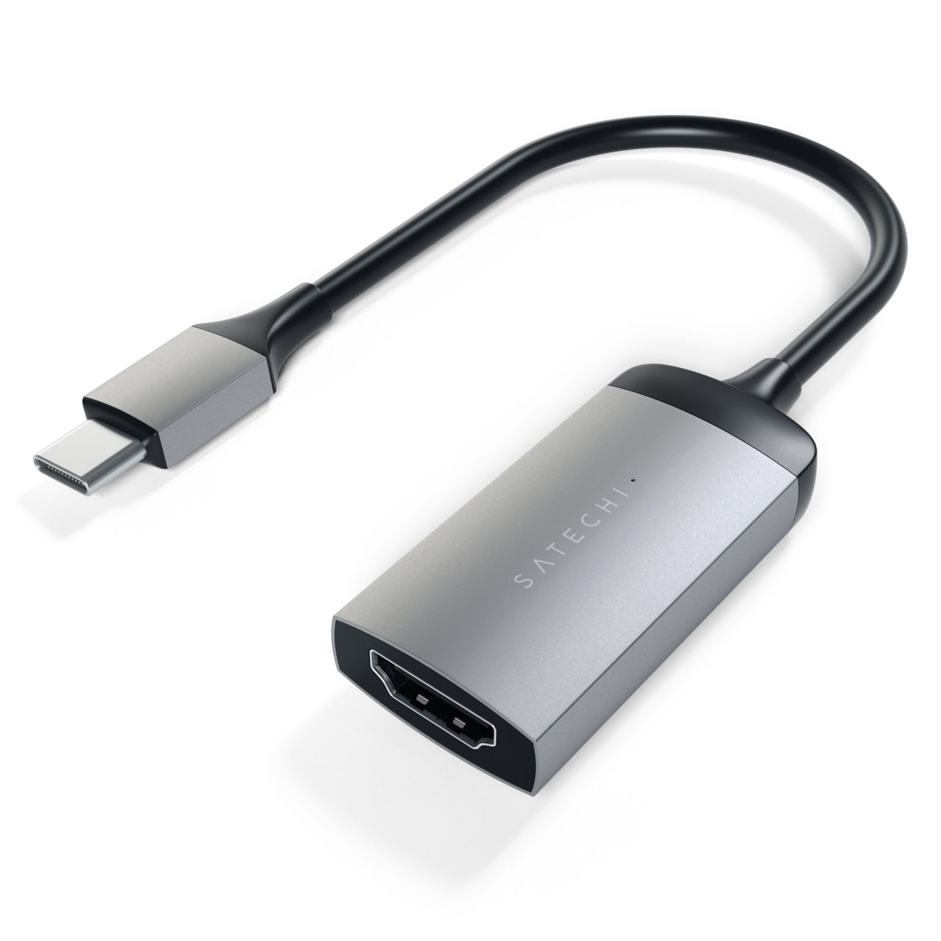Satechi Type-C zu 4K HDMI Adapter space gray Adapter, Elektronik, Fön, Gerät, Elektrisches Gerät
