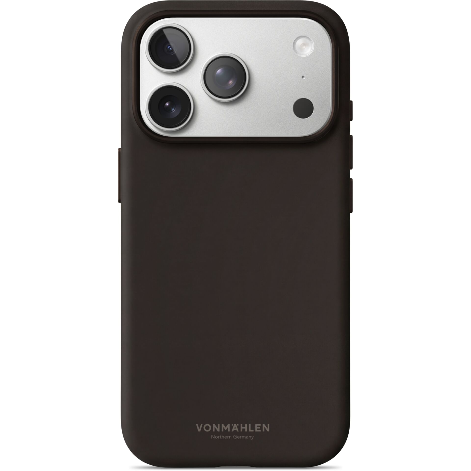 Telefonhülle, iPhone-Hülle, Braune Hülle, Dreifach-Kamera Ausschnitt, Vonmählen Hülle