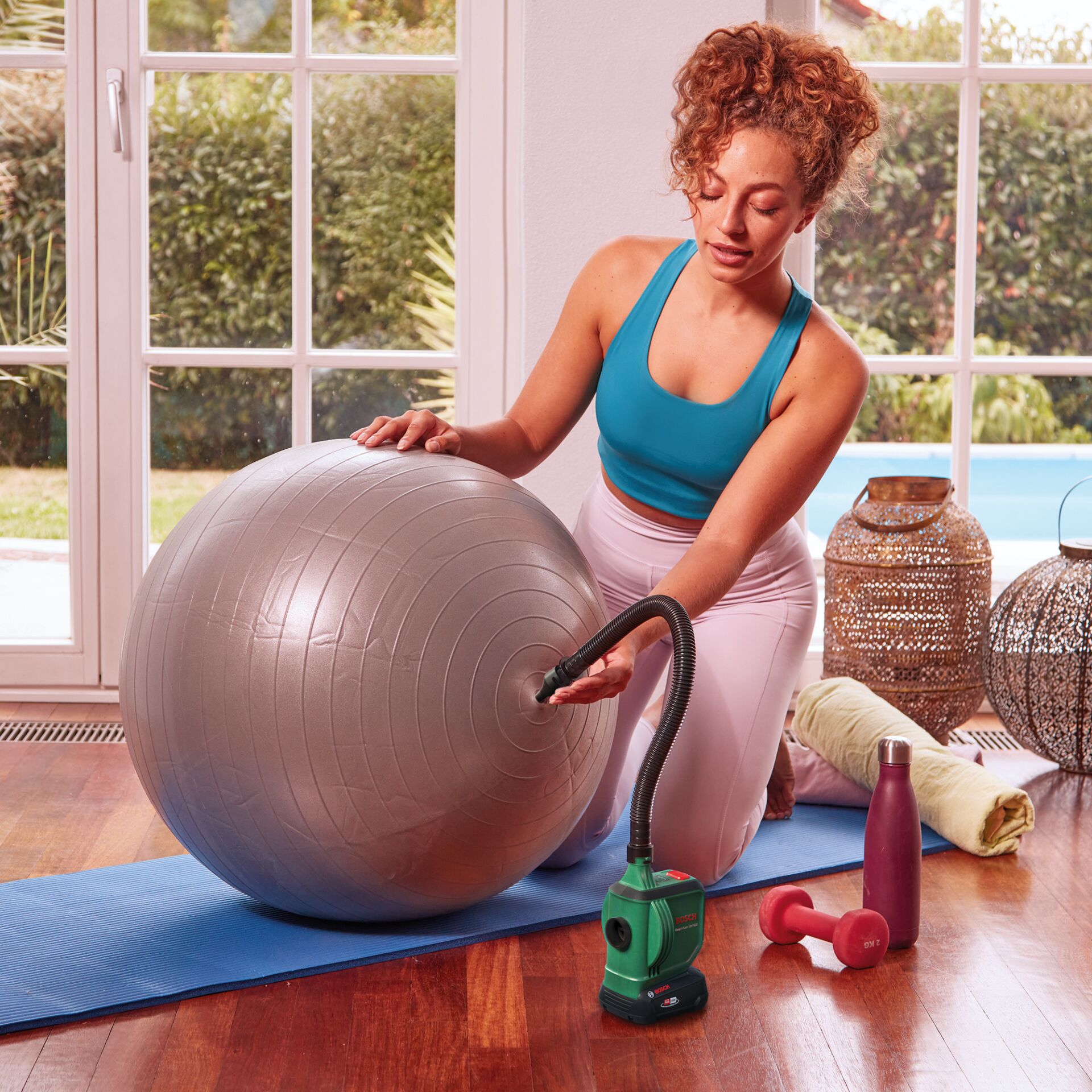 Pilates, Erwachsener, Weiblich, Person, Frau