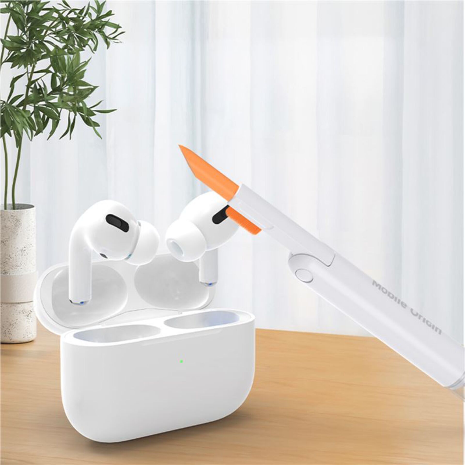 Kopfhörer, In-Ear, Bluetooth, Lade-Case, weiß