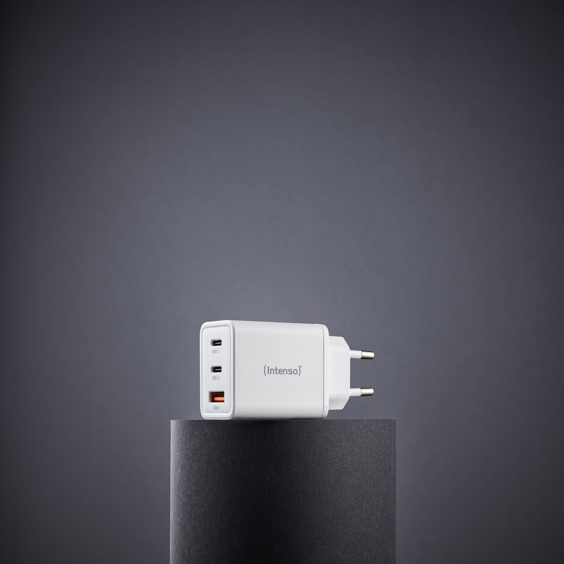 Adapter, Elektronik, Stecker, USB-C, USB-A, EU-Stecker, Lader, Intenso