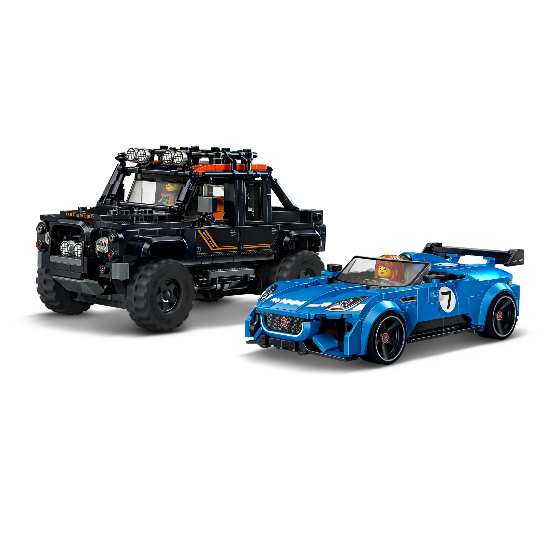 LEGO, Offroad, SUV, Blue car, Racing car