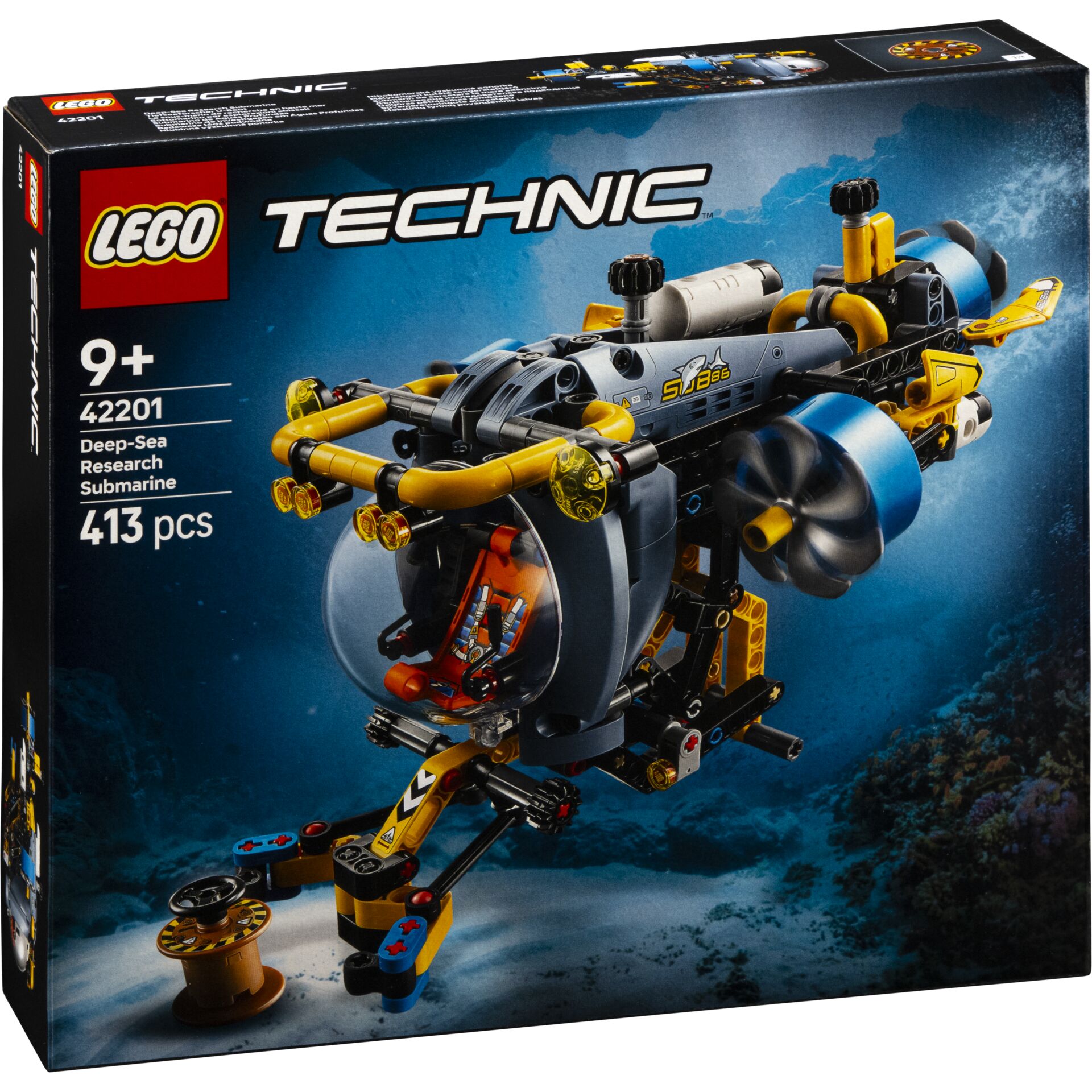 Unterwasser-Radiorecherche-U-Boot, Technic, LEGO, 413 Teile, Submarine