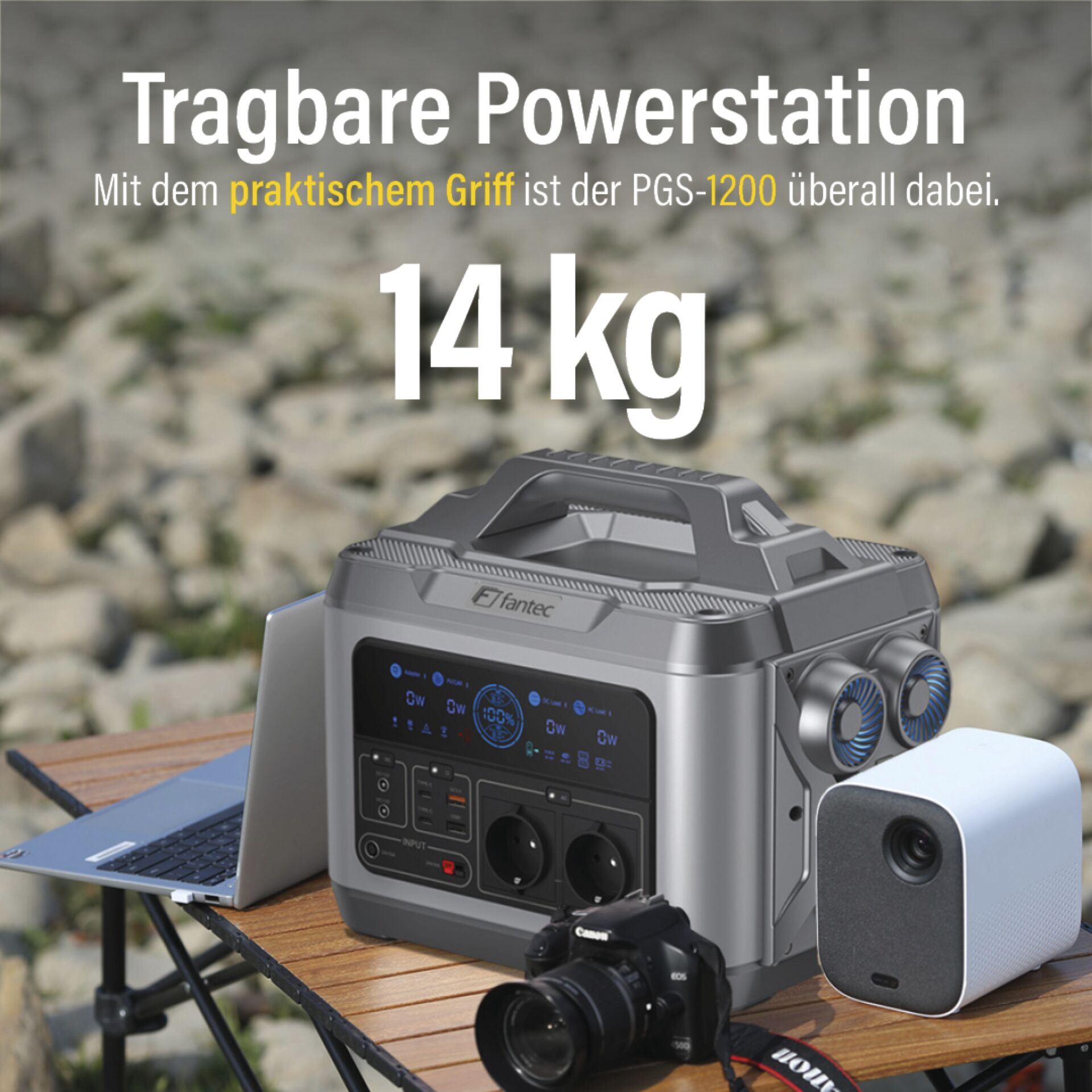 Powerstation, Generator, 14 kg, Portable, Camera accessories