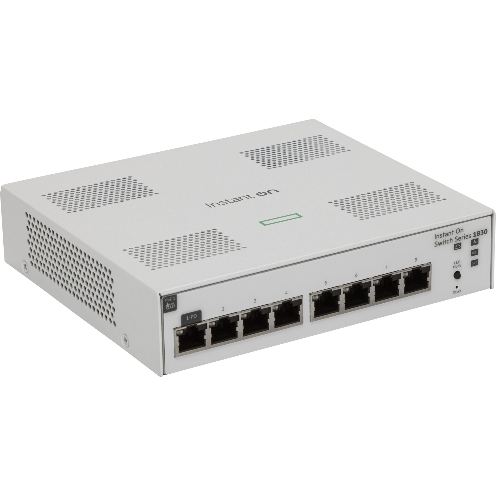 netzwerk-switch, 8-port, PoE-switch, rack-mount, RJ45, Switch, Switching, PoE, Netzwerk, Edge-Switch