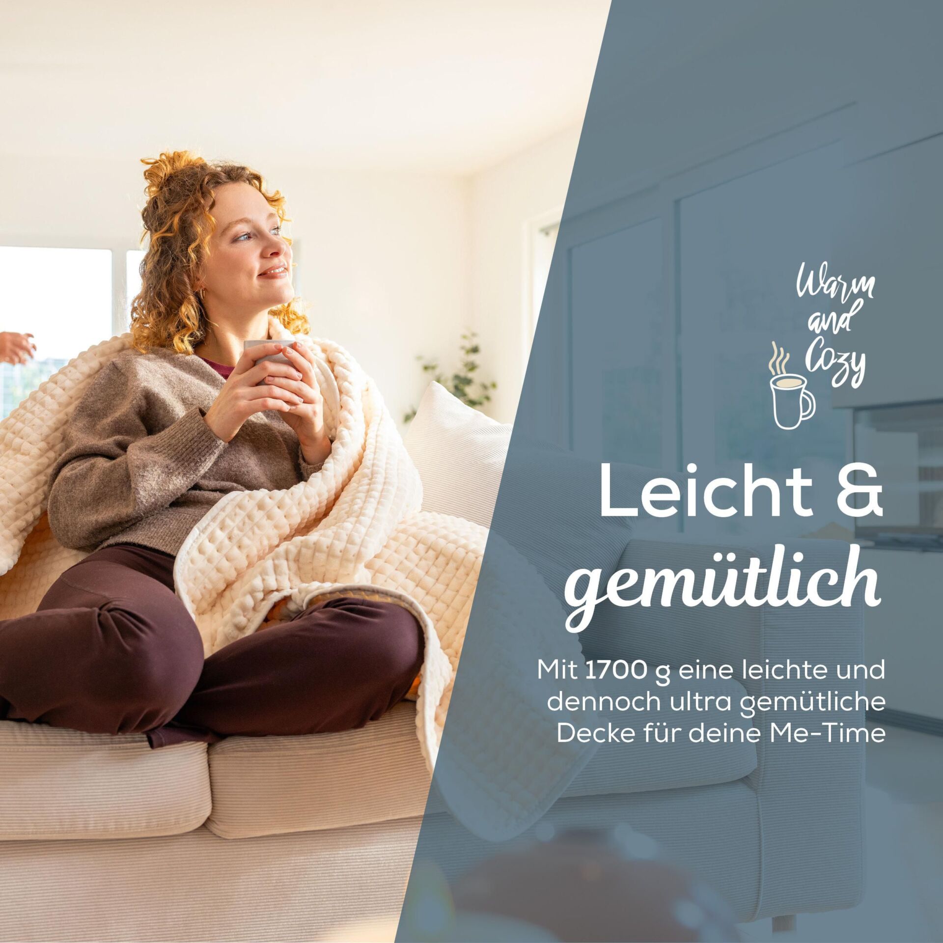 Decke, Relaxen, Wohnzimmer, Kuscheln, Tragekomfort