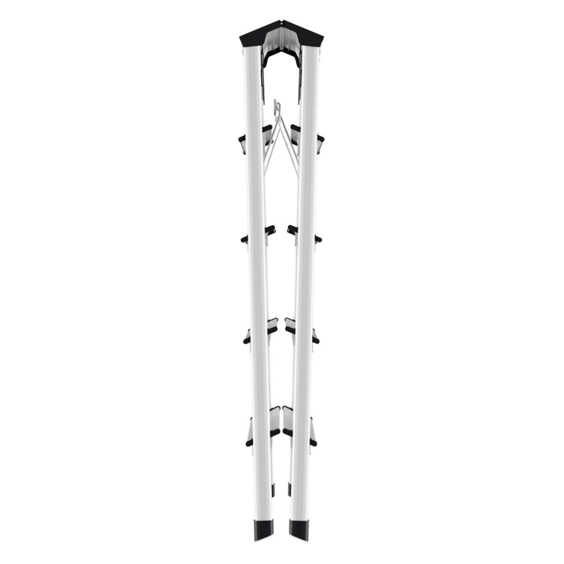 Fahrradständer, Ständer, Aluminium, Schwarz, Tragbar