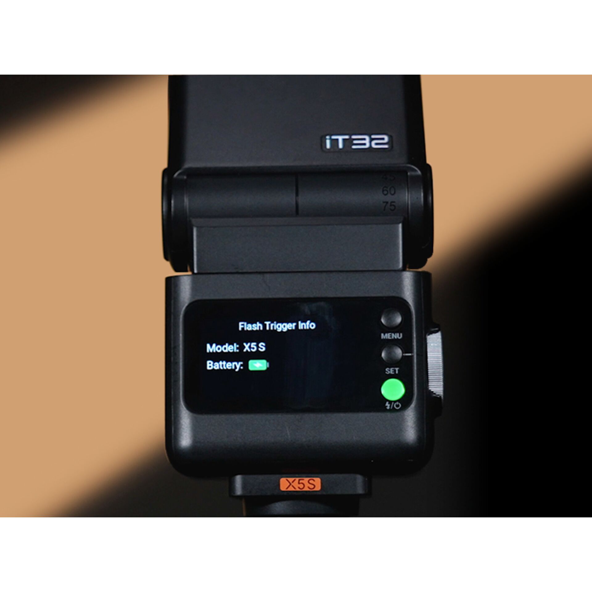 Blitz, Kamera, Display, Modell X5S, Stativmontage