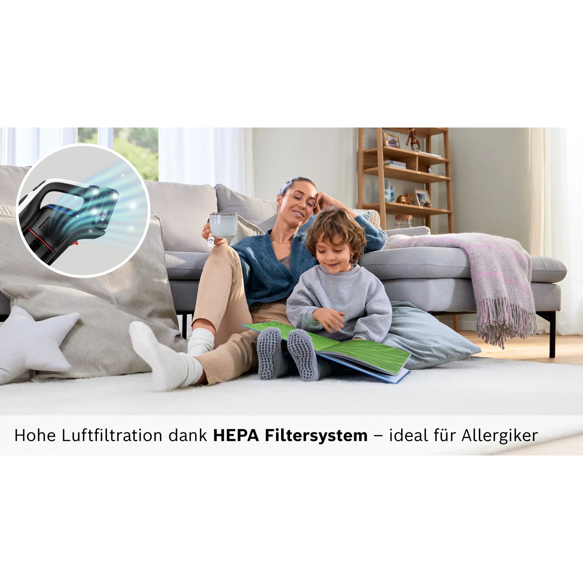 HEPA, Luftfiltration, Haushalt, Staubfilter, Schnellentsorgung