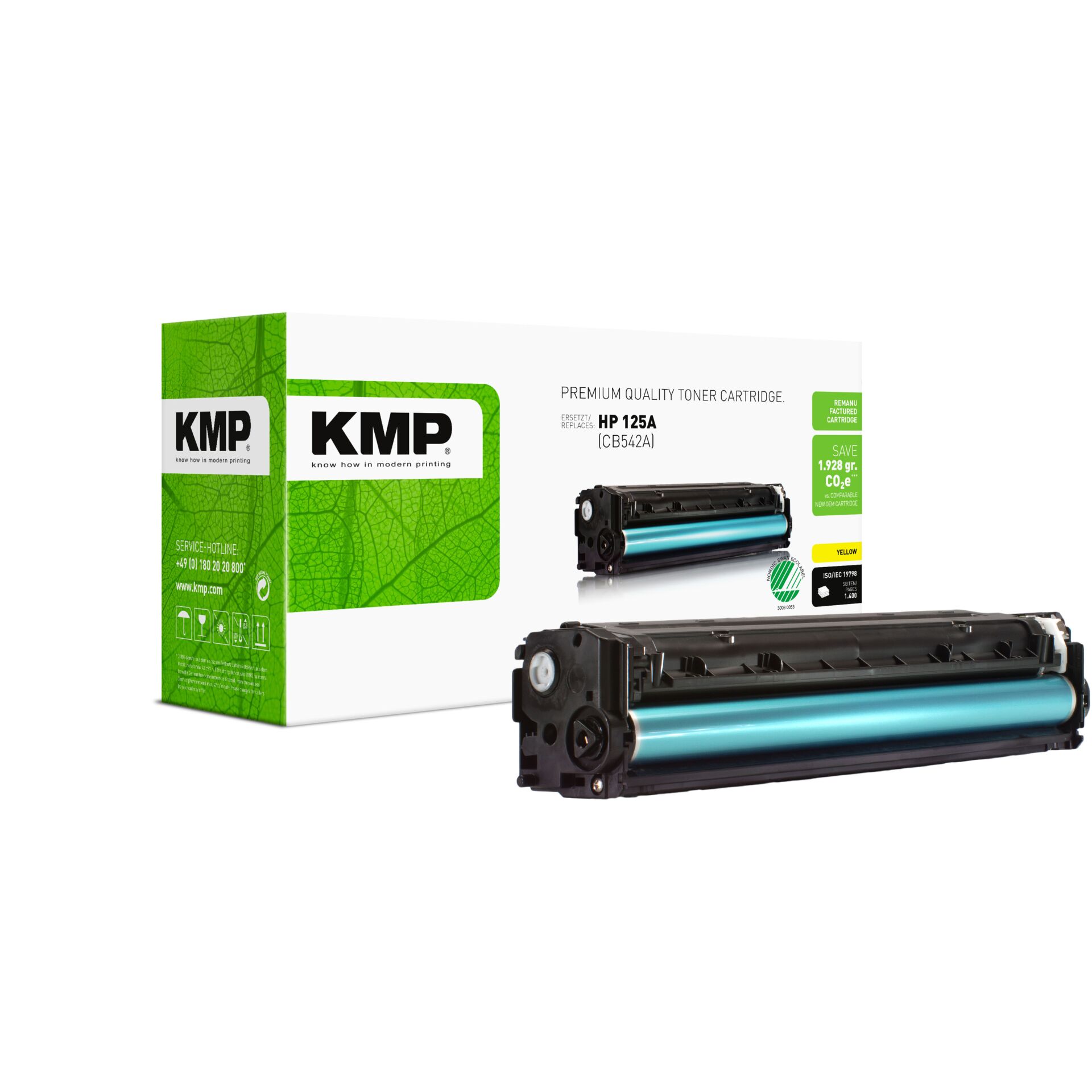 Computerausrüstung, Elektronik, Hardware, Maschine, Tonerpatrone, HP 125A, KMP, Toner Cartridge, Cyan Toner