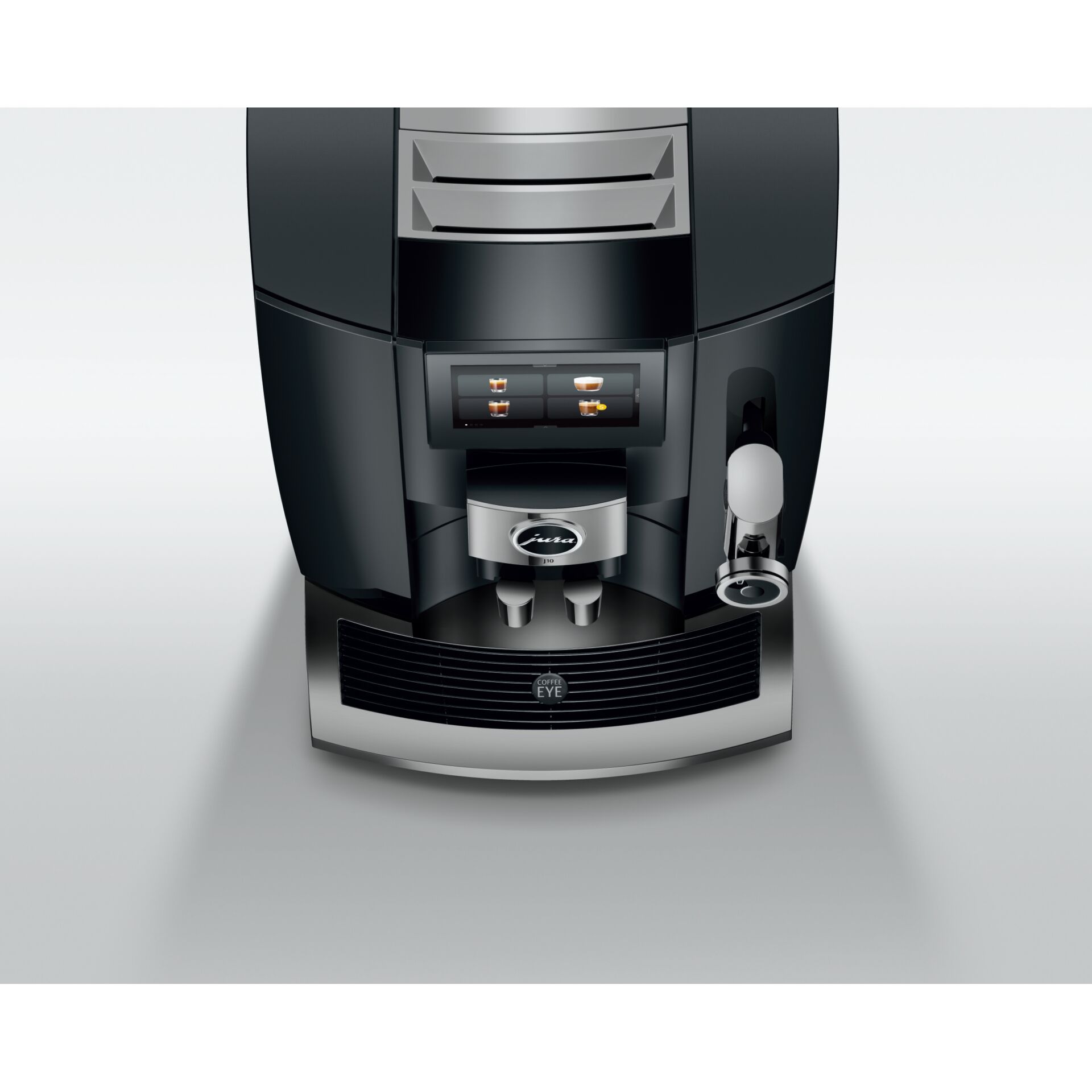 Kaffeemaschine, Espresso-Kaffee, Frontalsicht, Brühsystem, Wasserbehälter