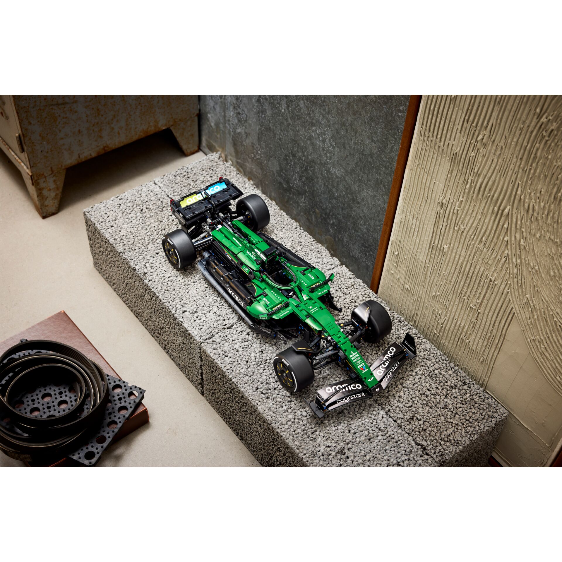 Modelauto, Formel-1-Auto, Grünes Auto, Rennwagen, Diecast-Modell