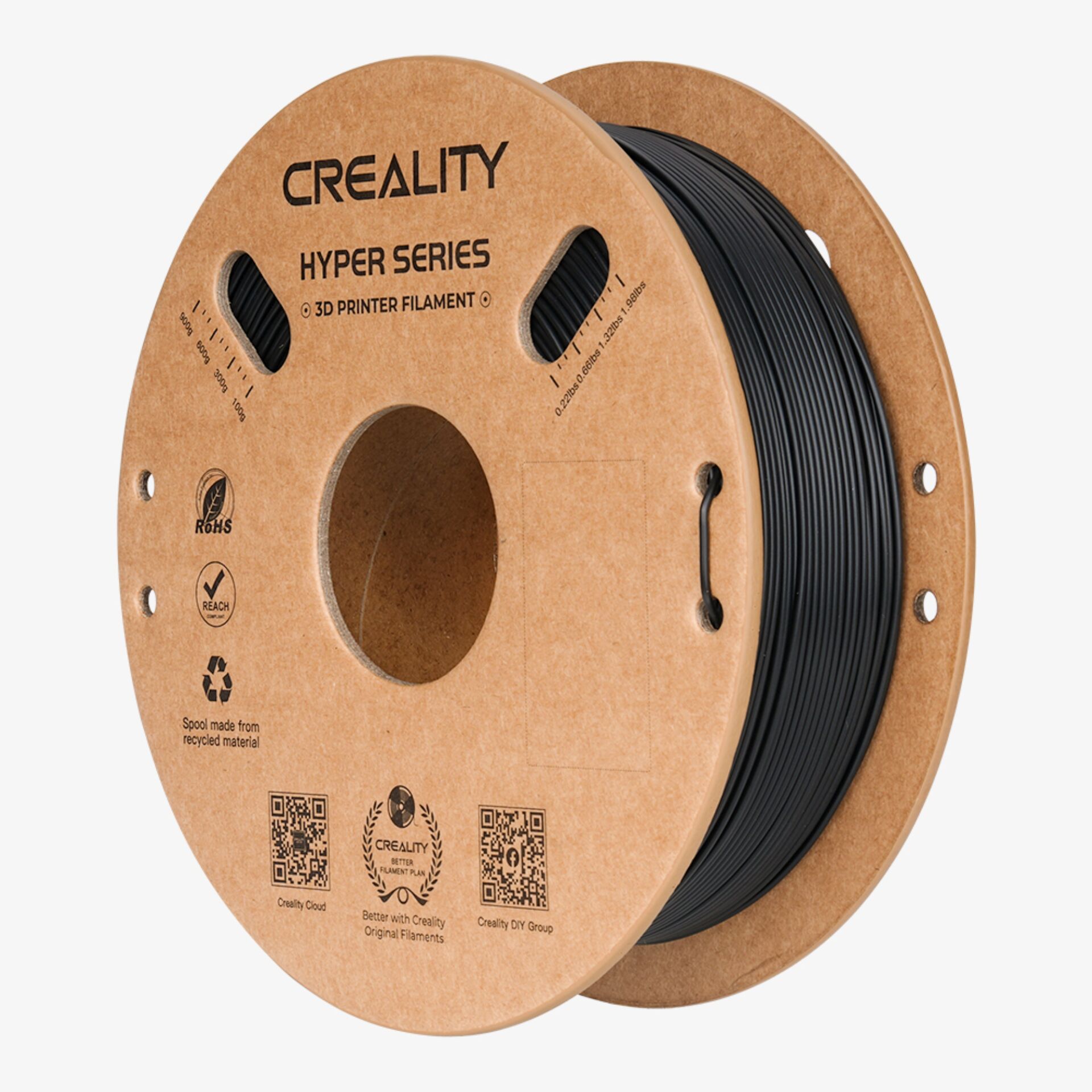 Creality Filament Hyper PLA  1,75 mm 1kg black