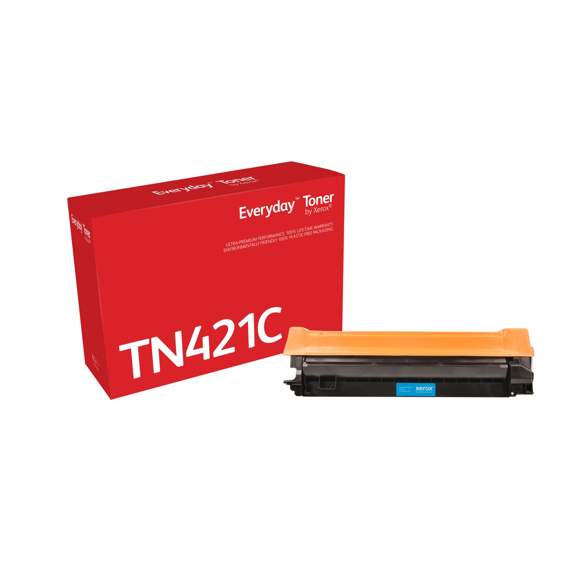 Xerox Everyday Cyan Toner  ers. Brother TN-421C