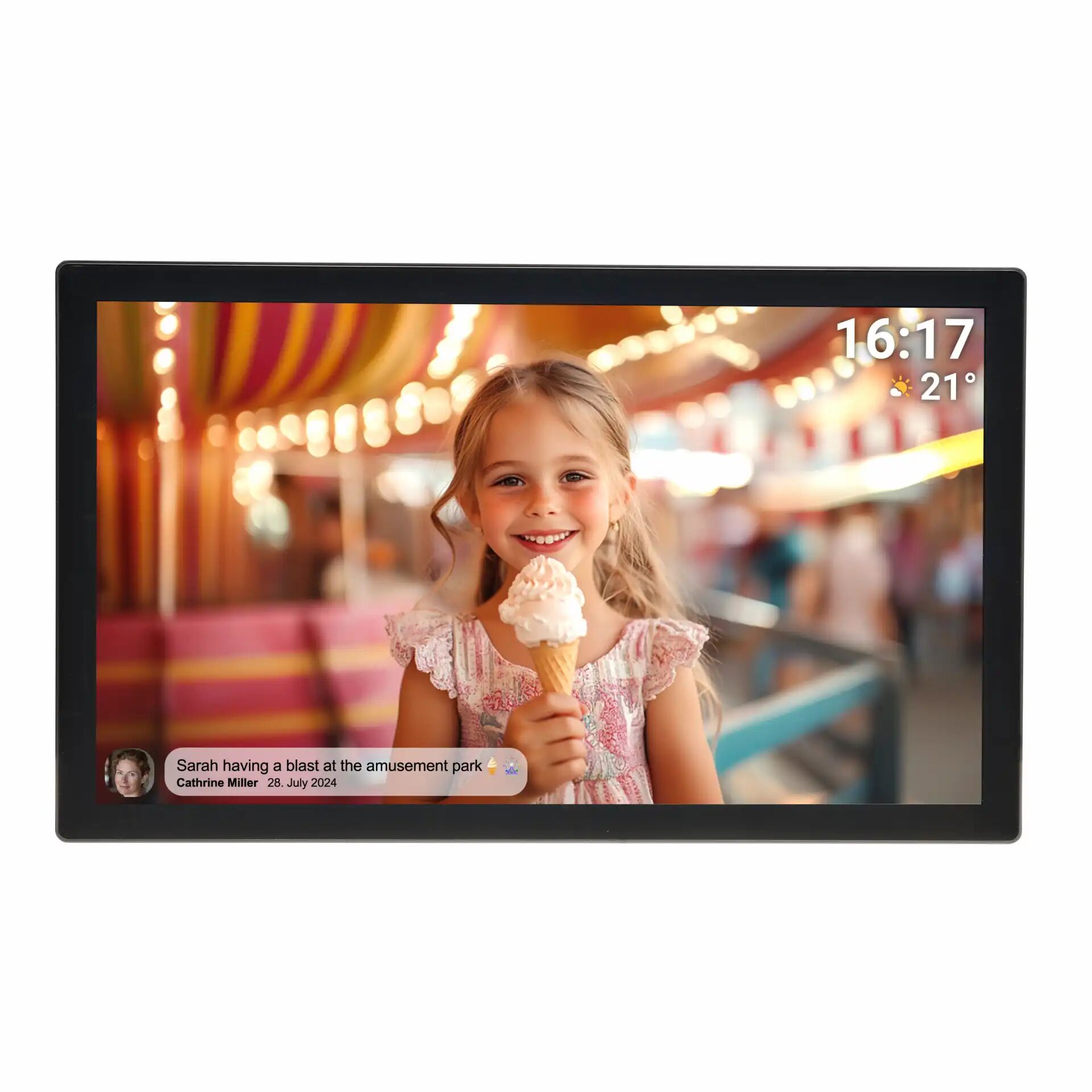 Computerausrüstung, Überwachen, Bildschirm, Eiscreme, FERNSEHER