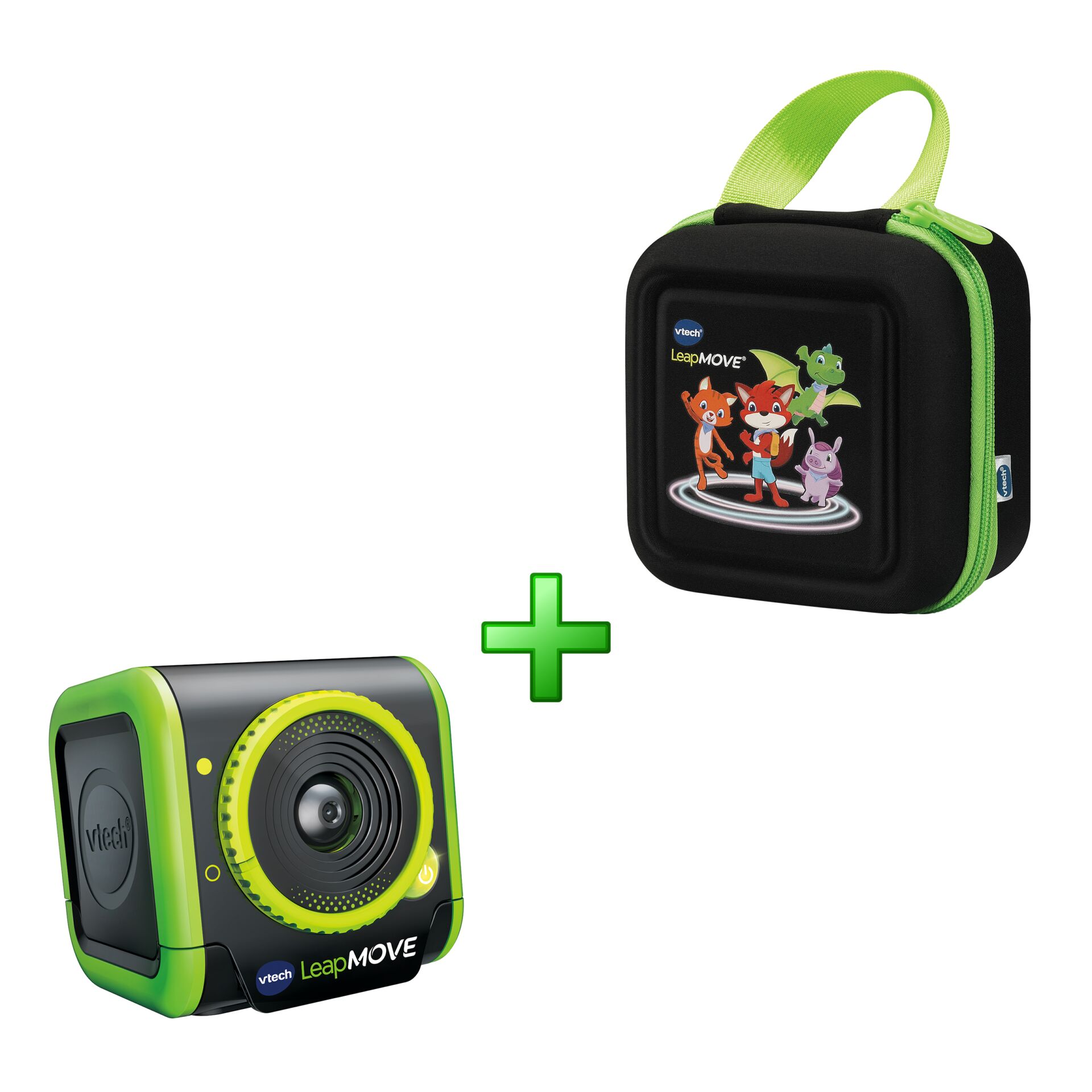 camcorder, Kinderkamera, grün, LeapMove, Hülle