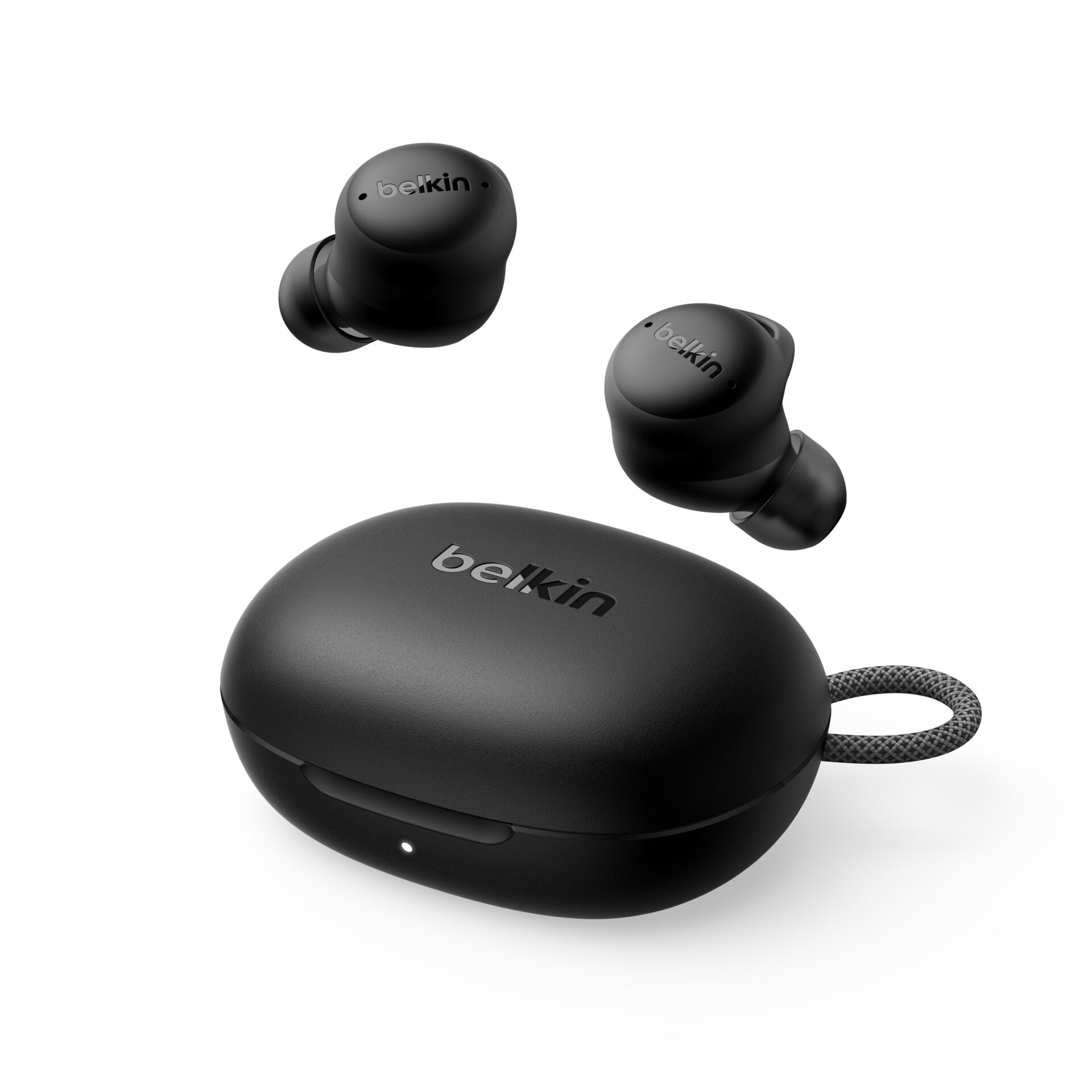 In-Ear Kopfhörer, kabellose Ohrhörer, Bluetooth, Ladehülle, Schwarz
